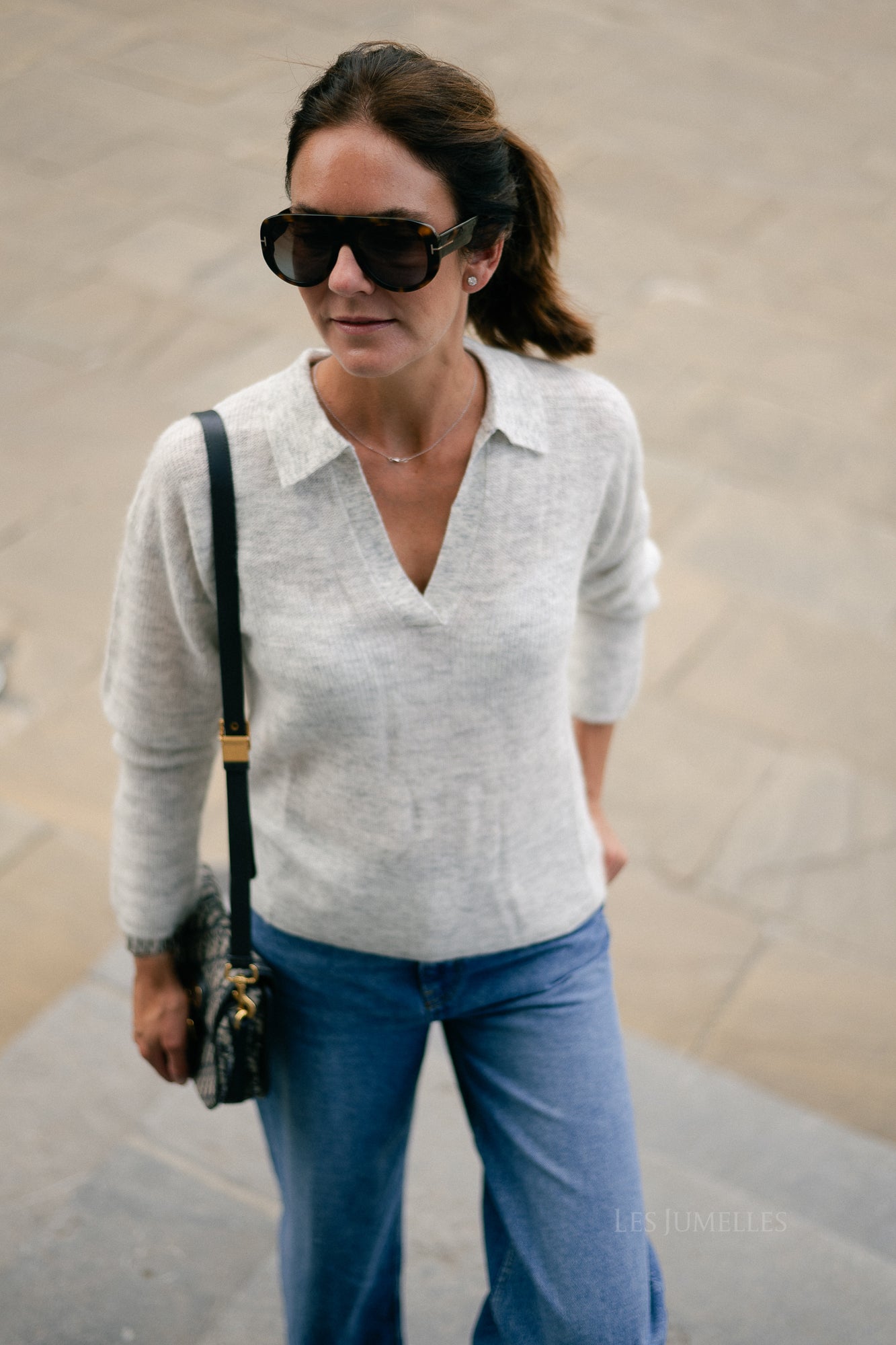 Maité alpaca jumper light grey
