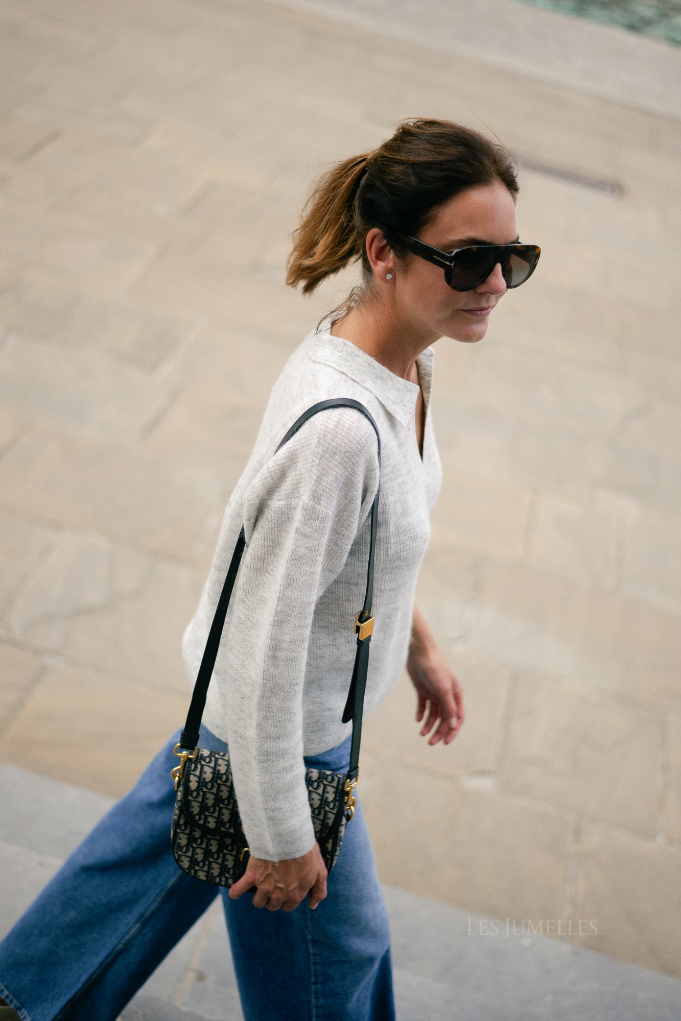 Maité alpaca jumper light grey