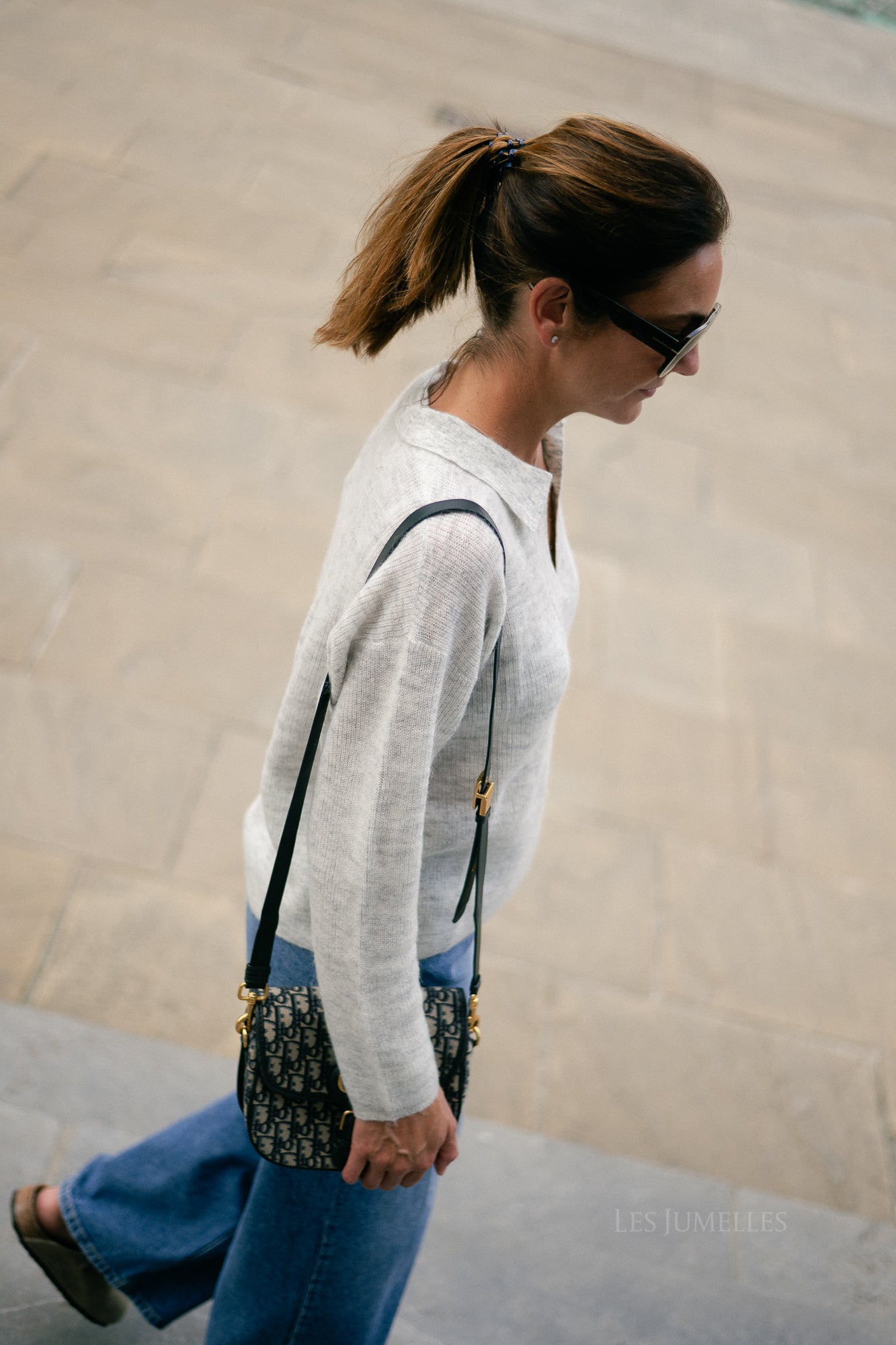 Maité alpaca jumper light grey