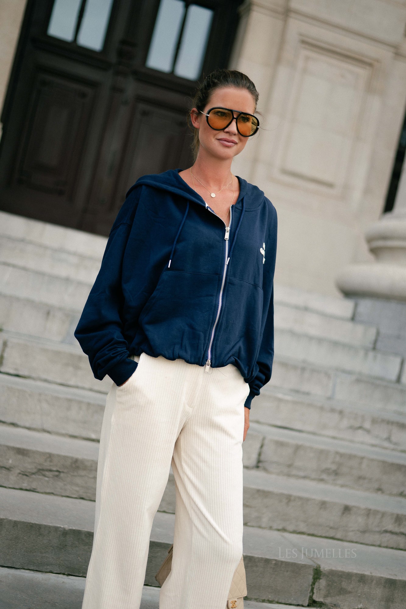 Rive Gauche sweatshirt navy