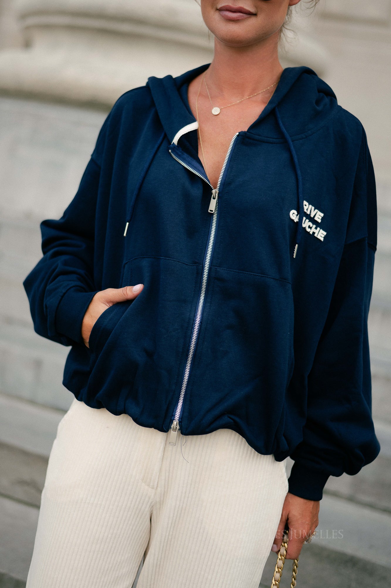 Rive Gauche sweatshirt navy