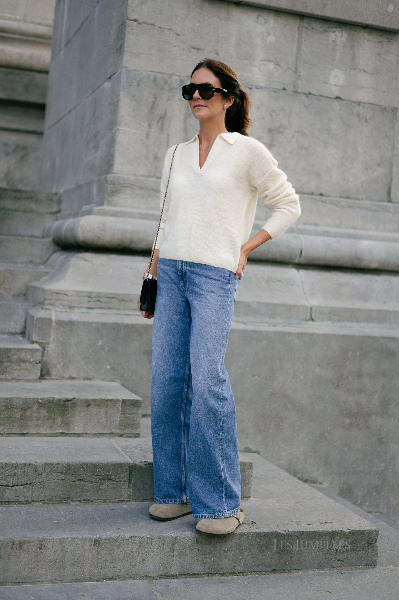 Maité alpaca jumper ecru