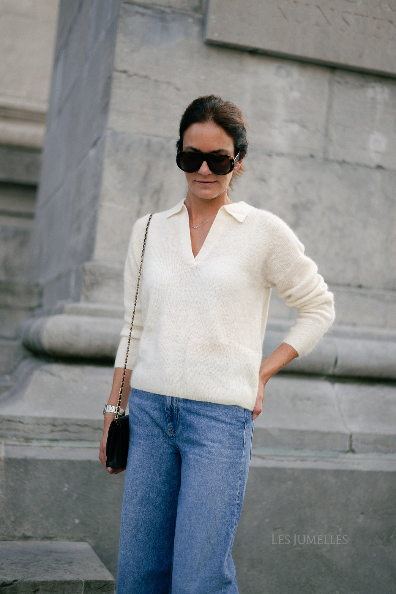 Maité alpaca jumper ecru