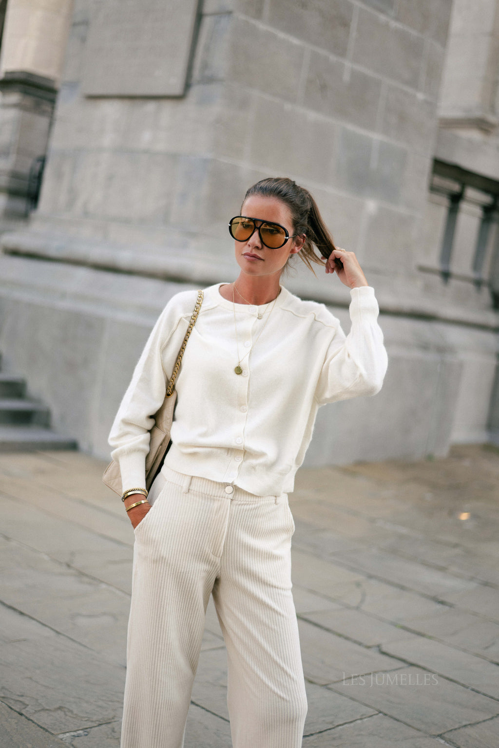 Giulia cardigan ecru