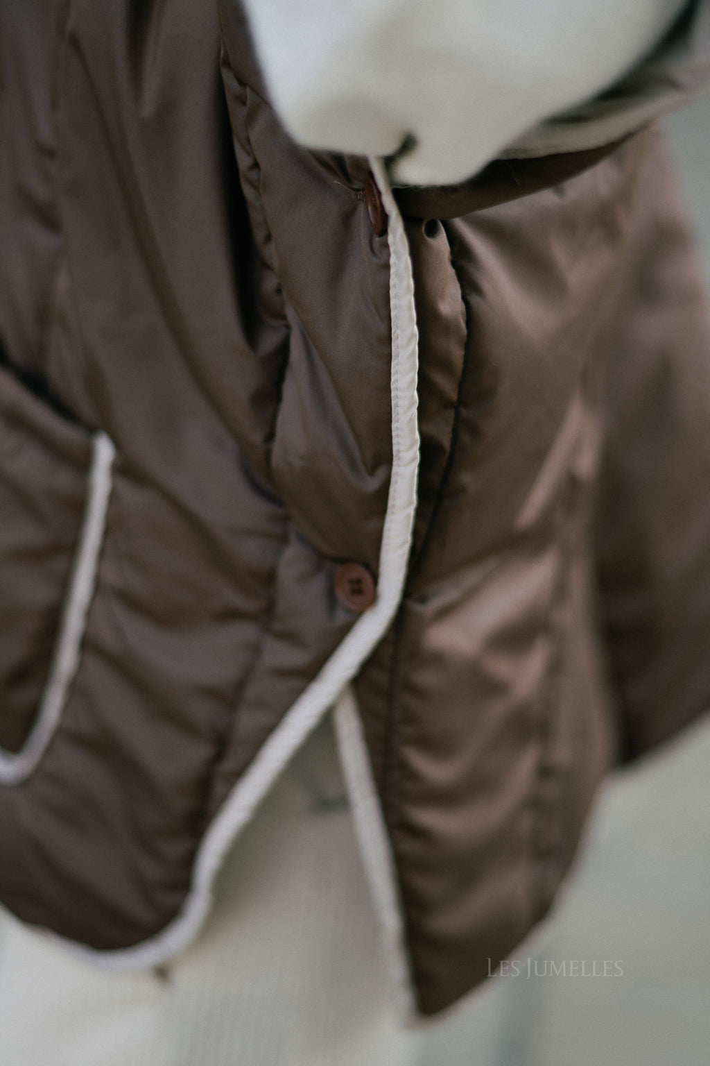 Aline cape brown/beige