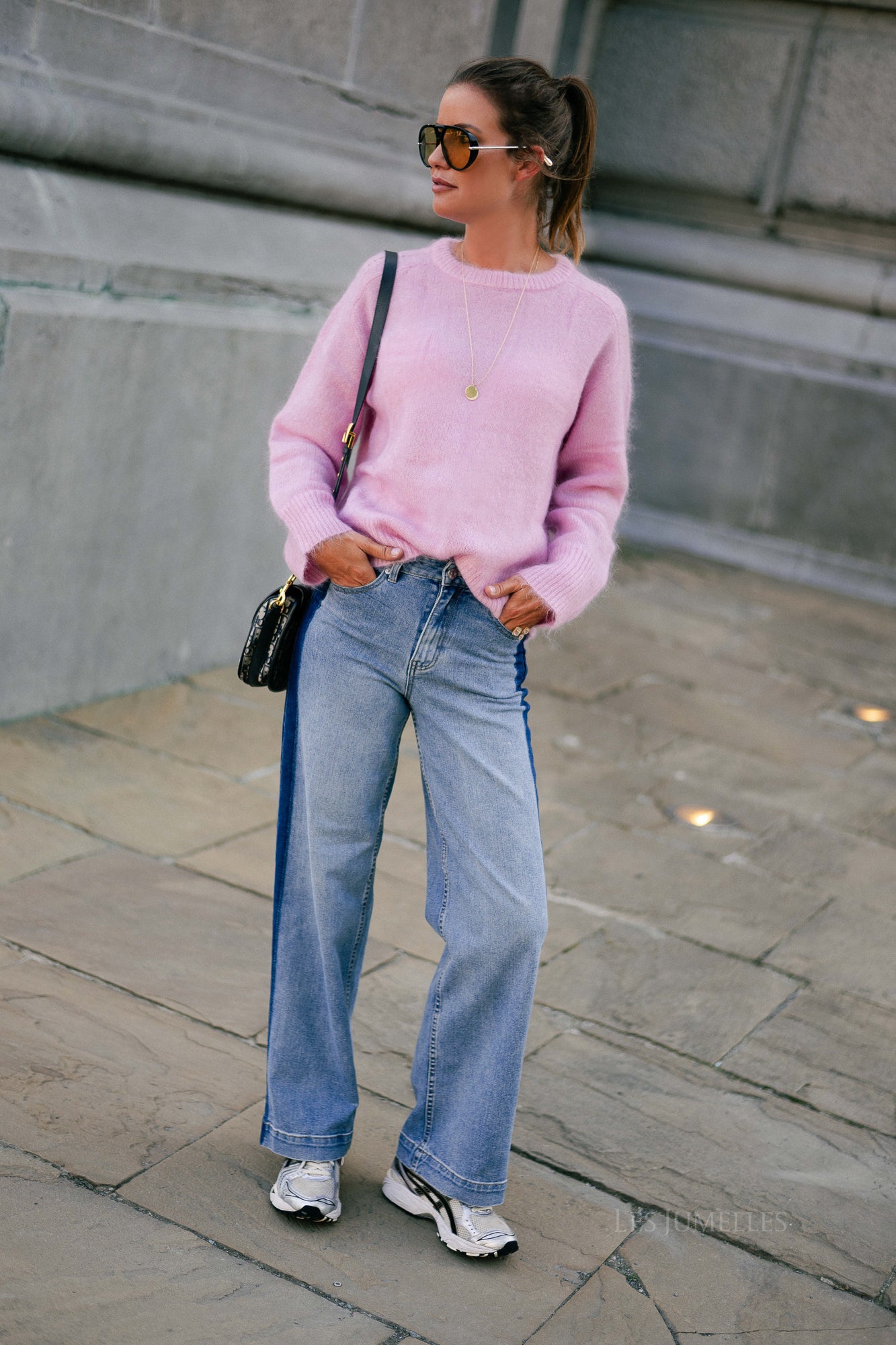 Ellie mohair jumper candy rose