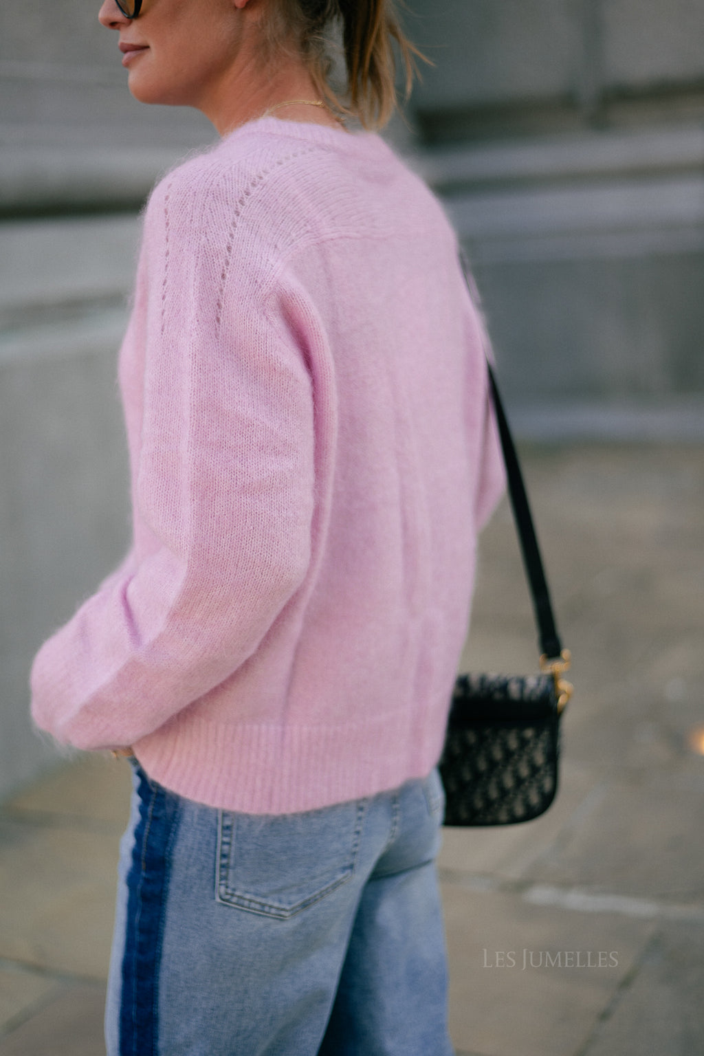 Ellie mohair jumper candy rose