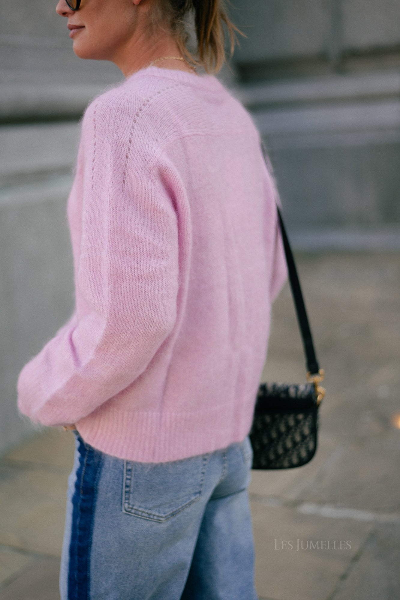 Ellie mohair jumper candy rose