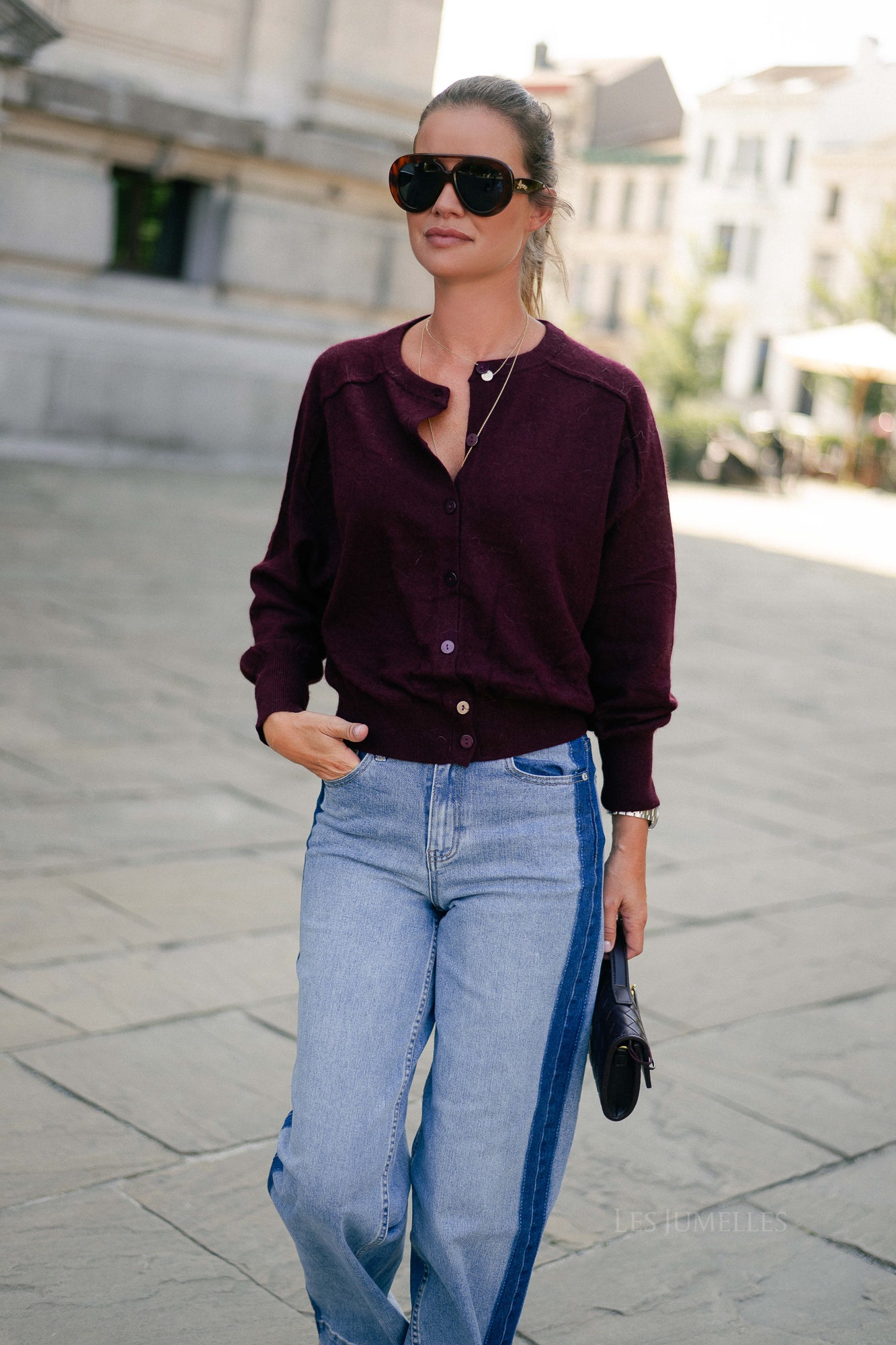 Giulia cardigan burgundy