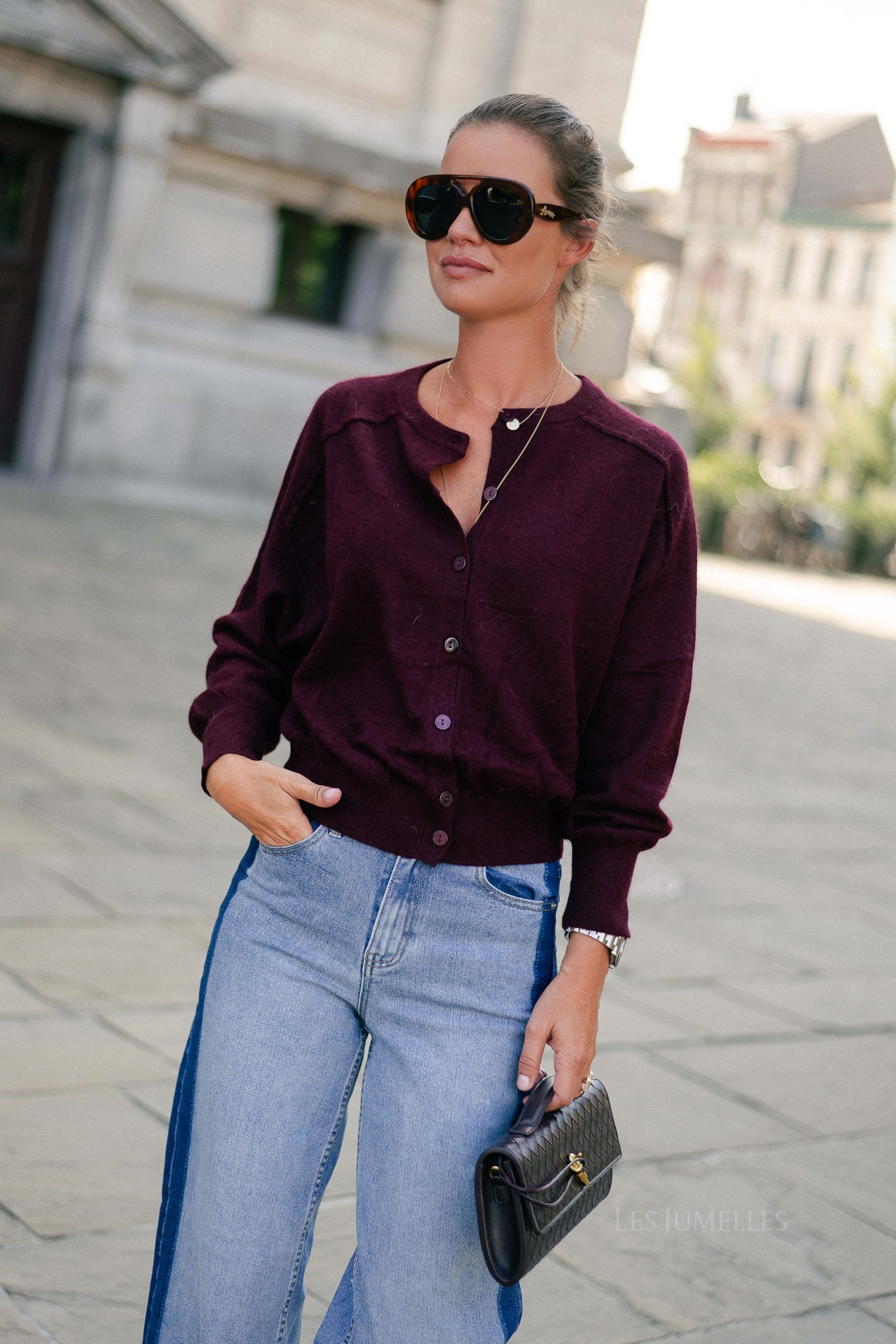 Giulia cardigan burgundy
