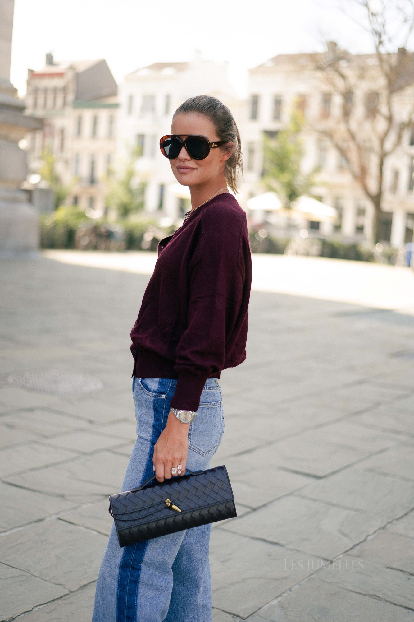 Giulia cardigan burgundy