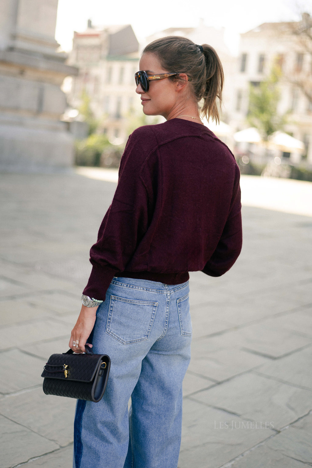 Giulia cardigan burgundy