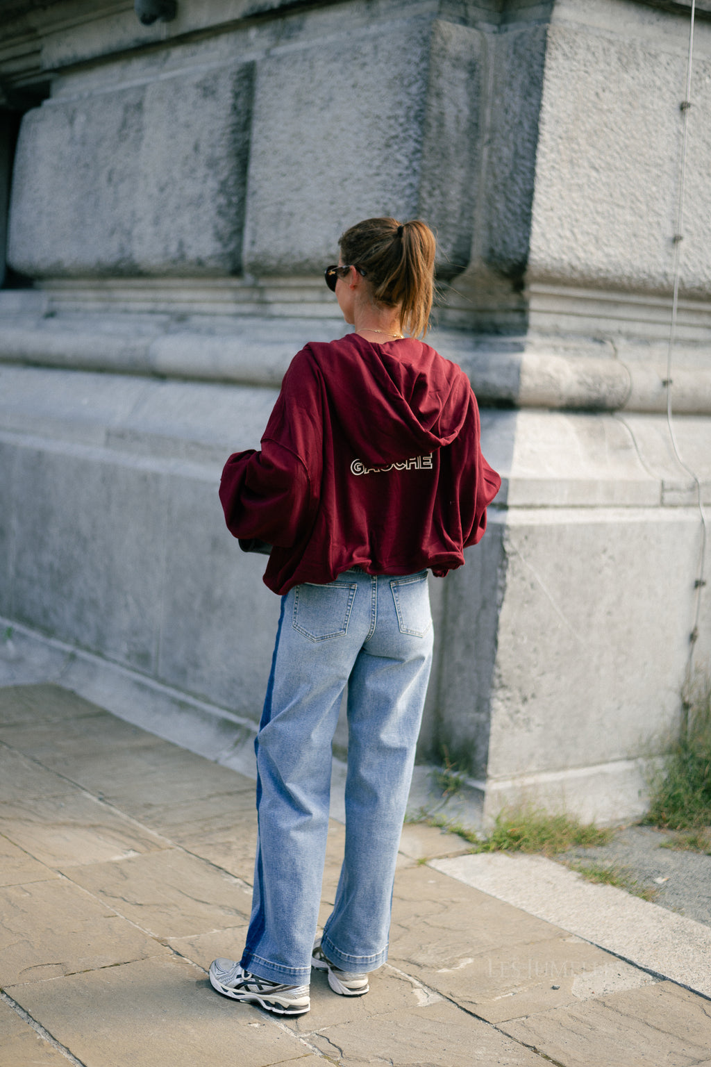 Rive Gauche sweatshirt burgundy