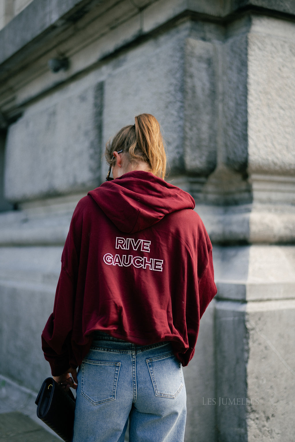 Rive Gauche sweatshirt burgundy