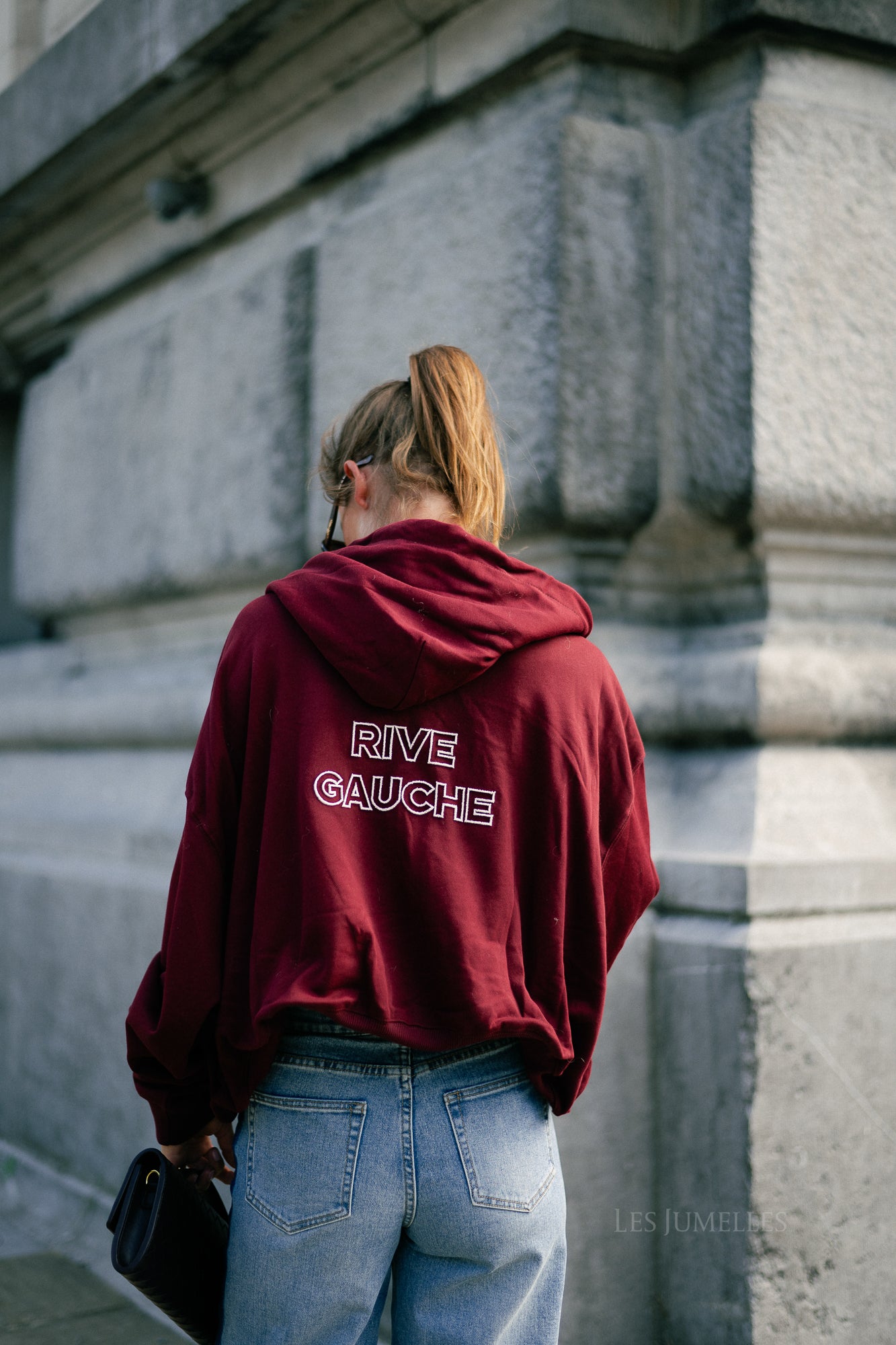 Rive Gauche sweatshirt burgundy