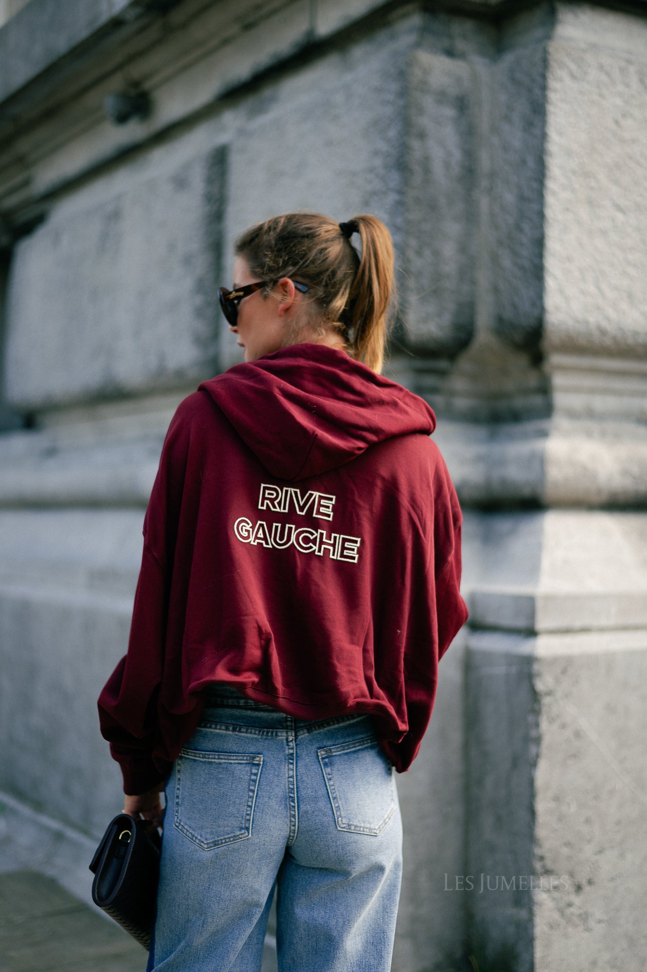 Rive Gauche sweatshirt burgundy