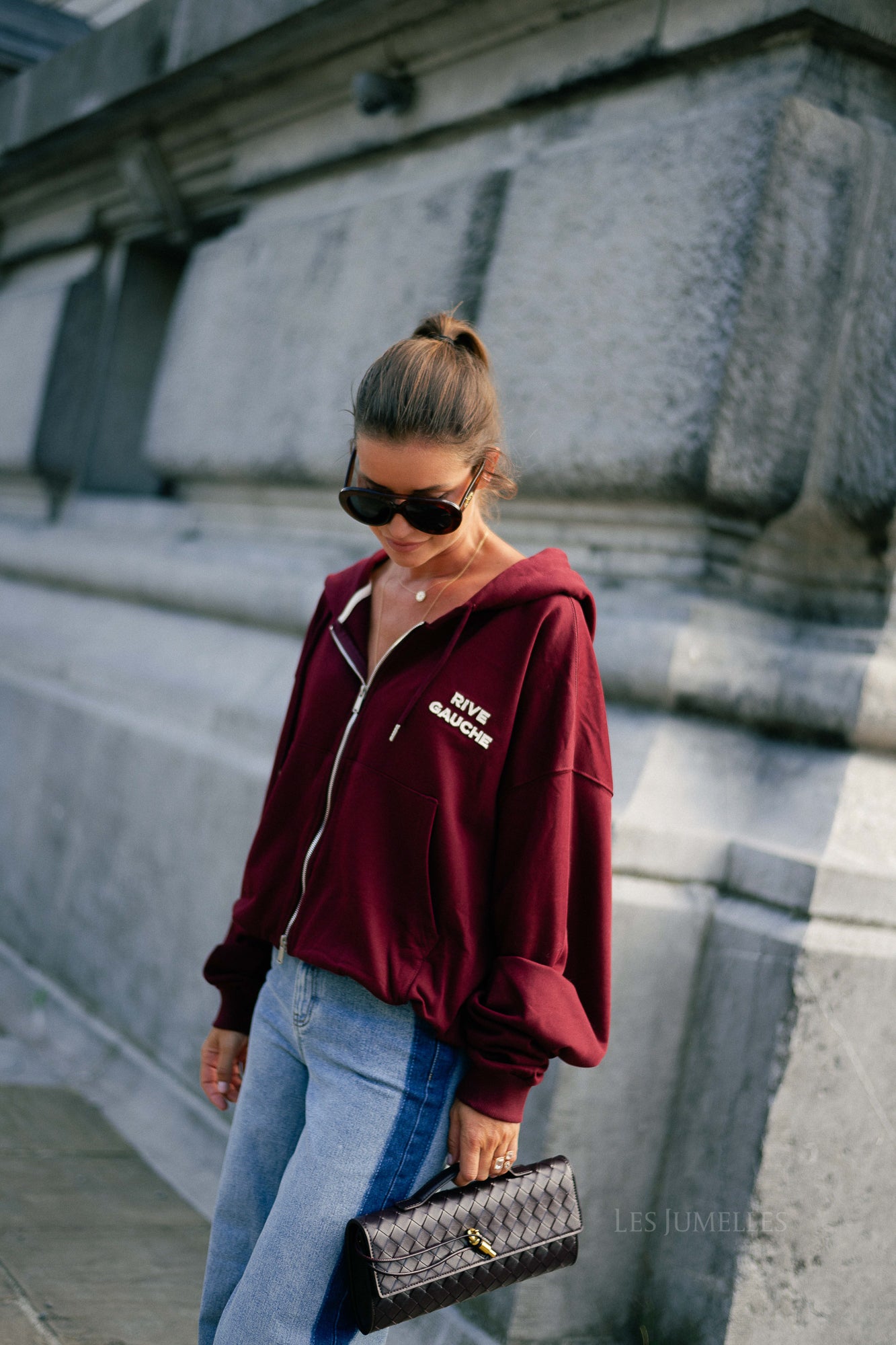 Rive Gauche sweatshirt burgundy