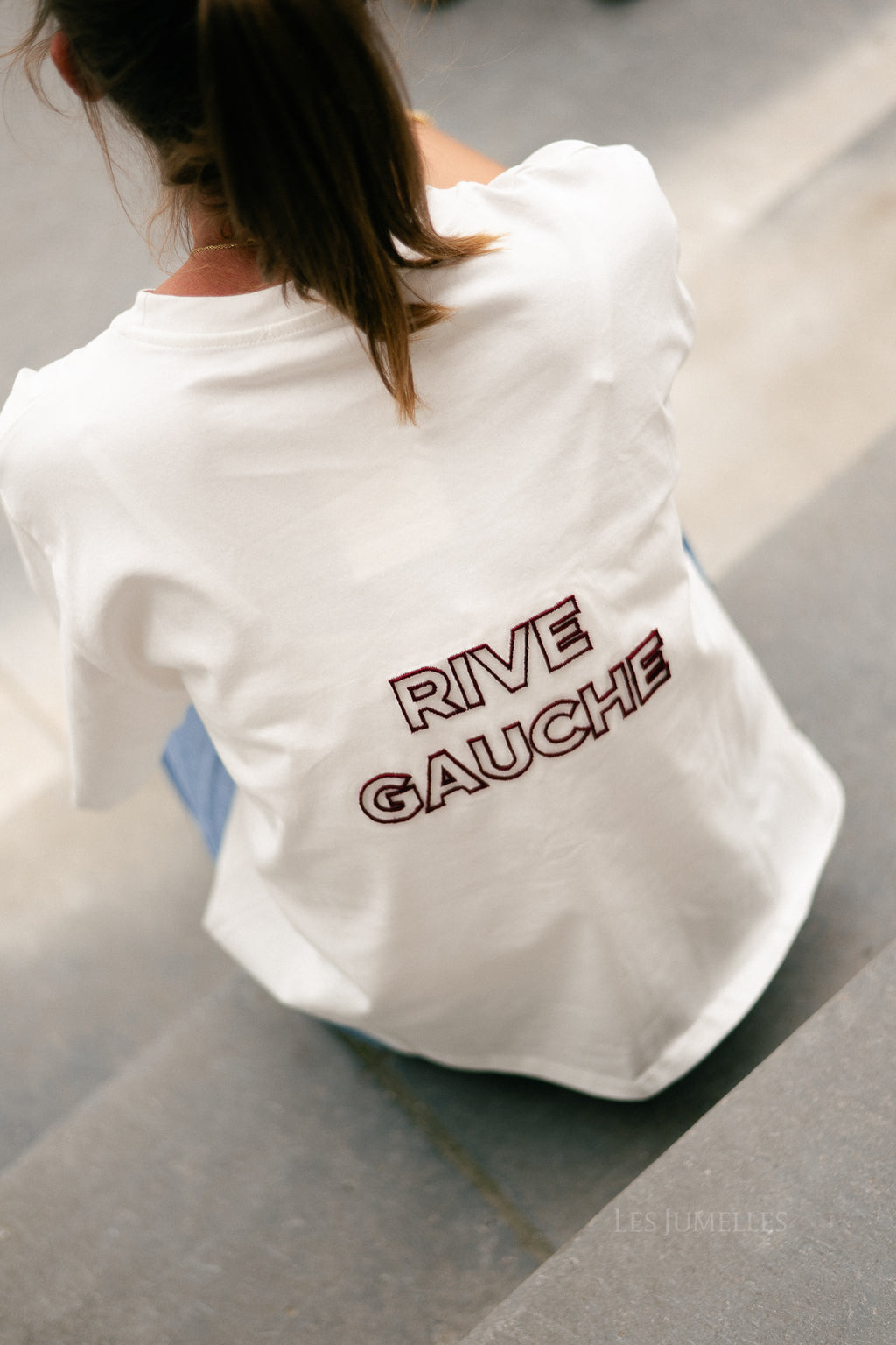 Rive gauche T-shirt wit