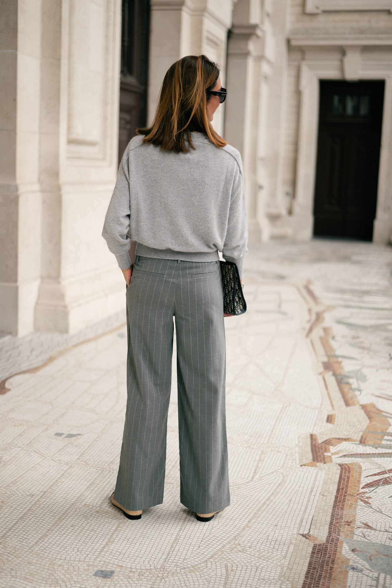 Giulia cardigan light grey