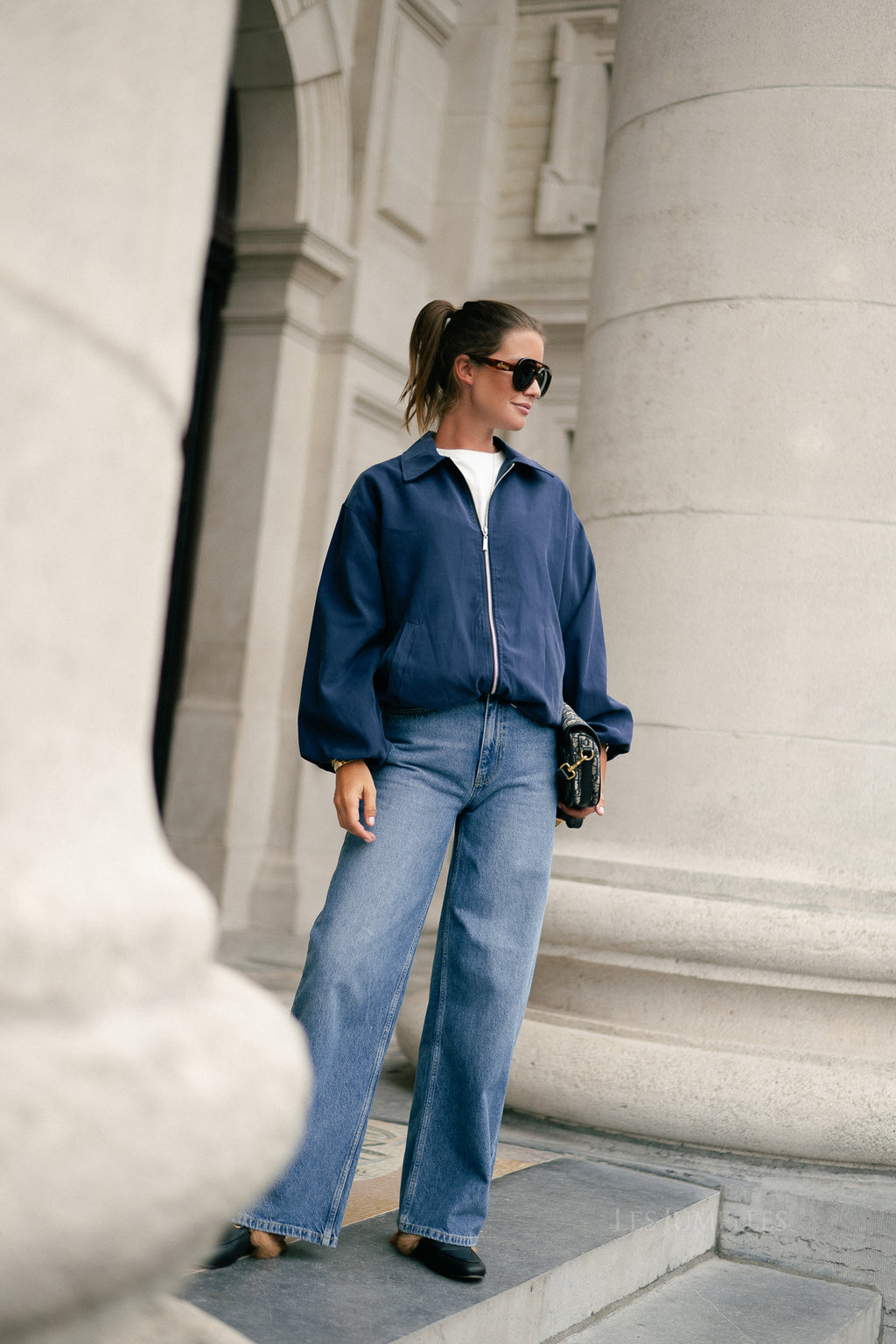 Evelyn jacket navy blue