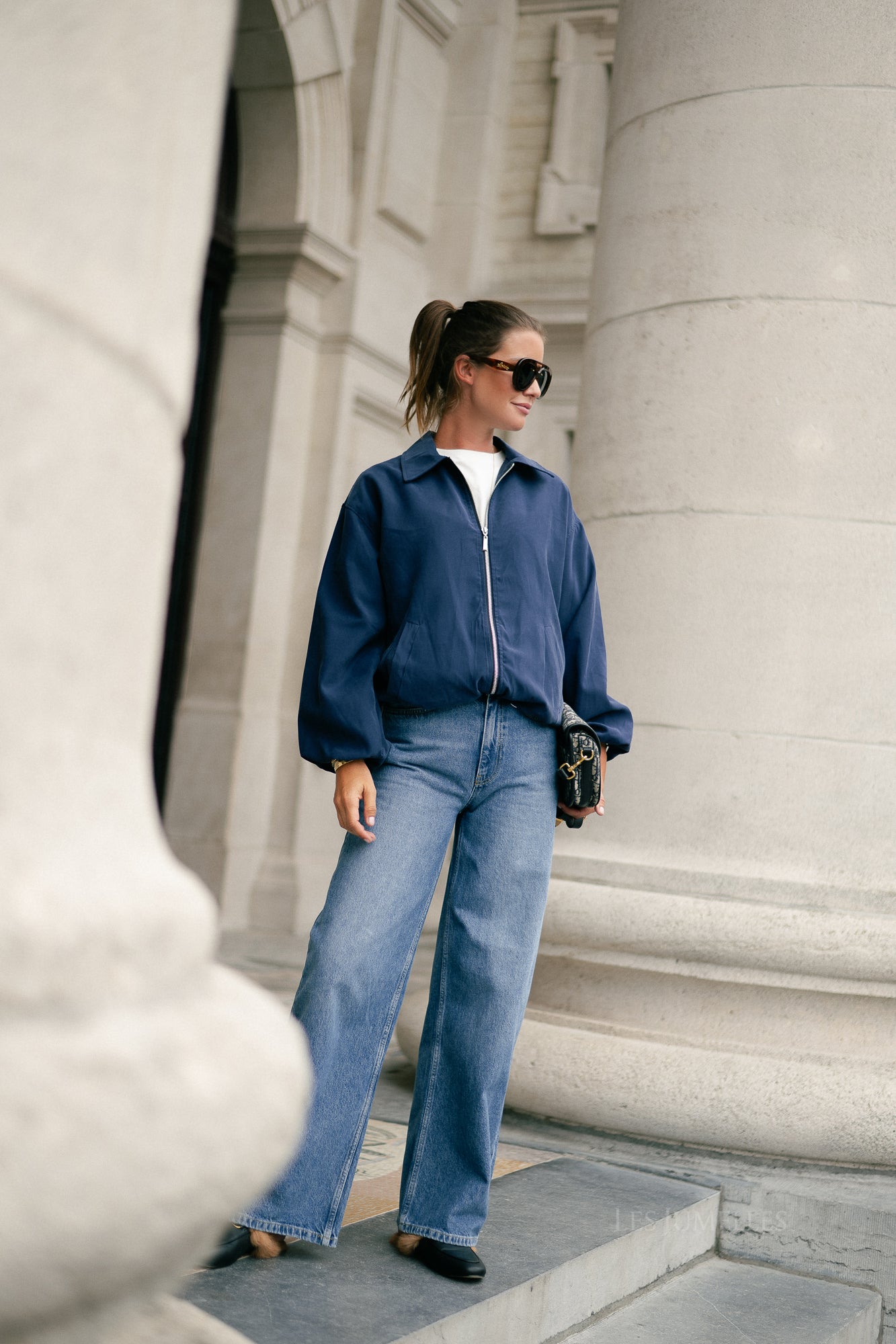 Evelyn jacket navy blue