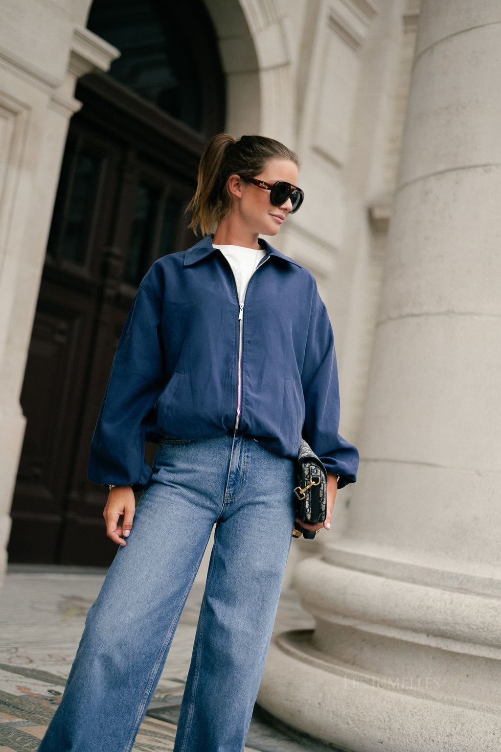 Evelyn jacket navy blue