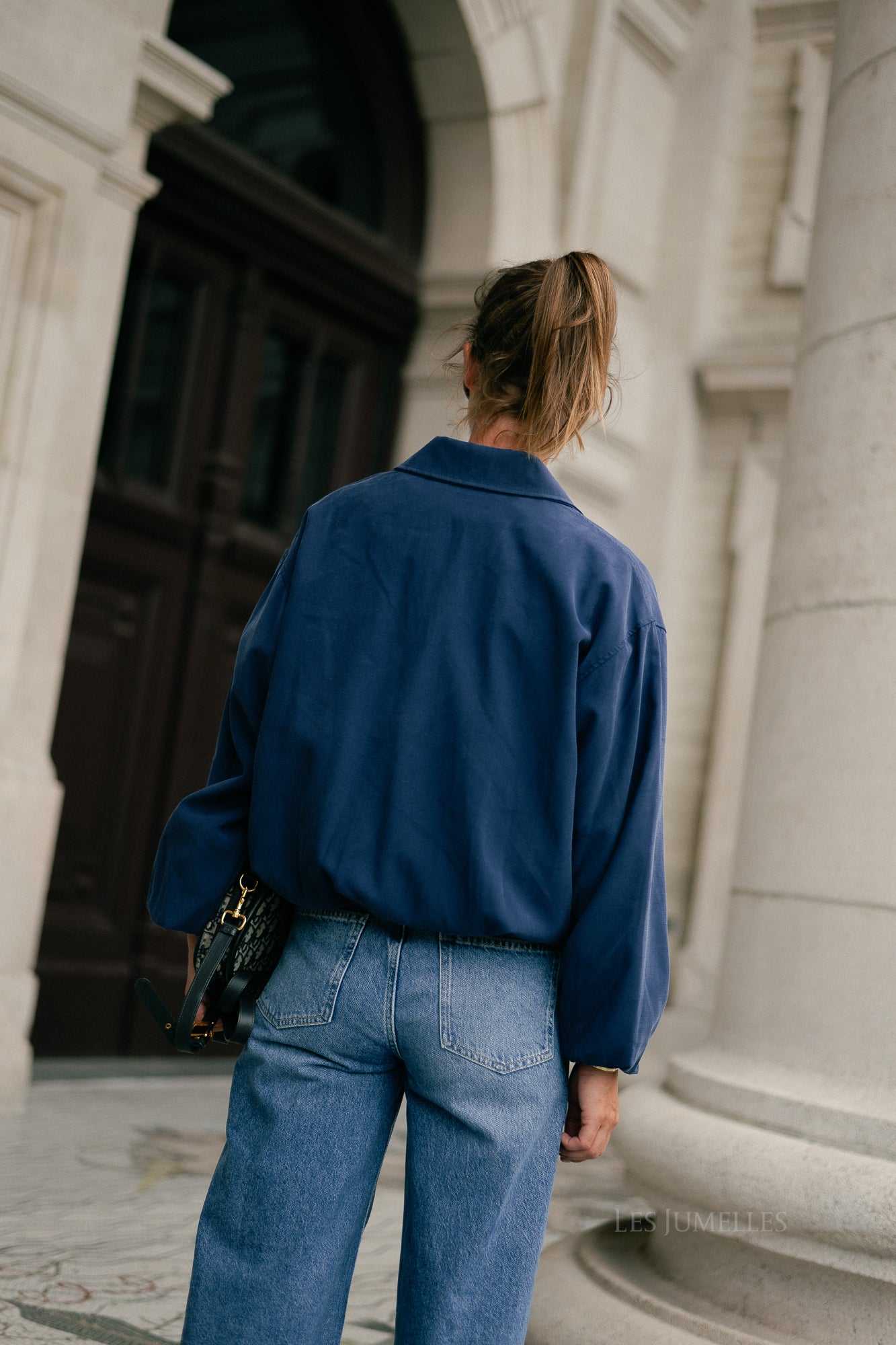 Evelyn jacket navy blue