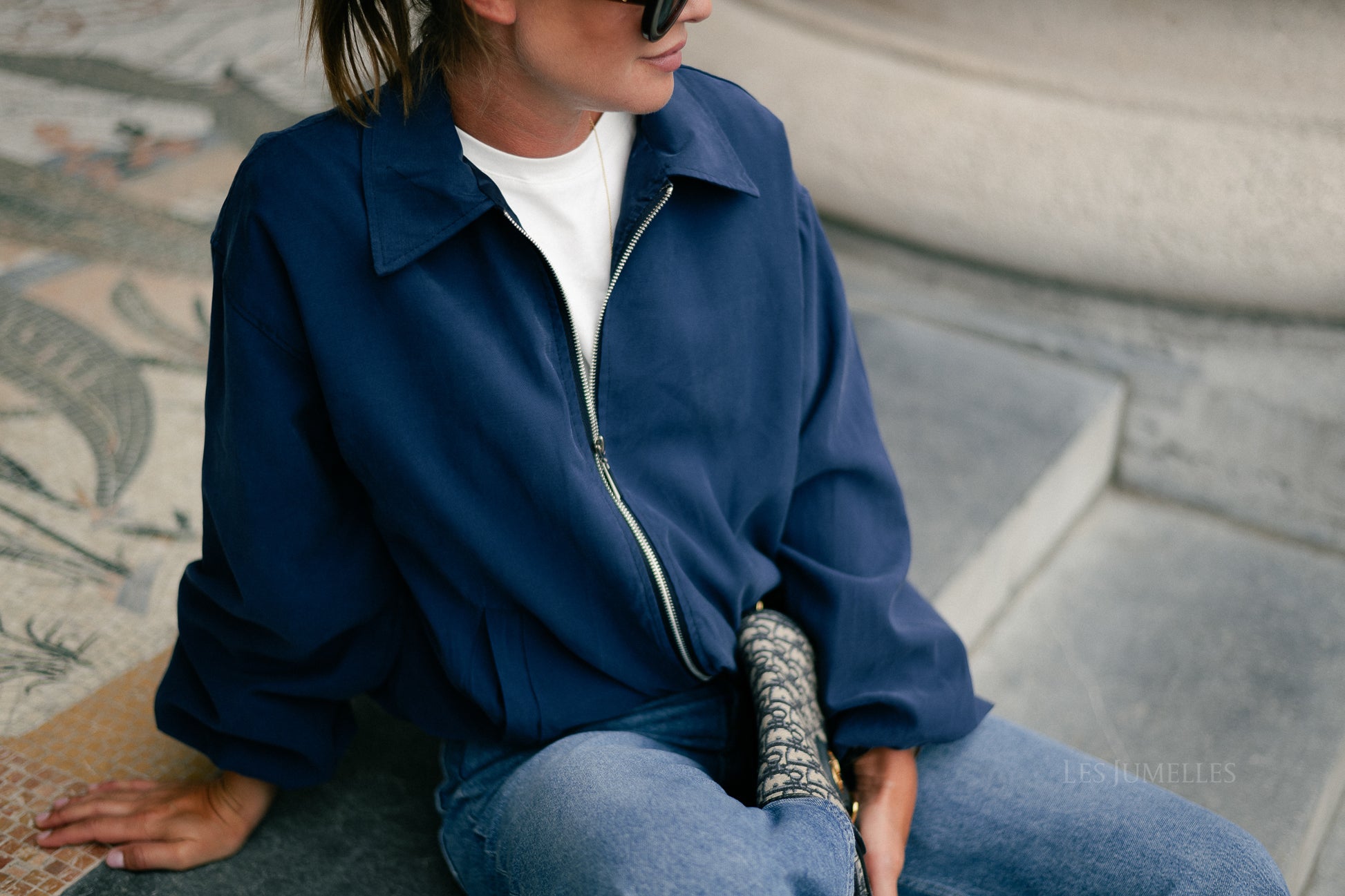 Evelyn jacket navy blue