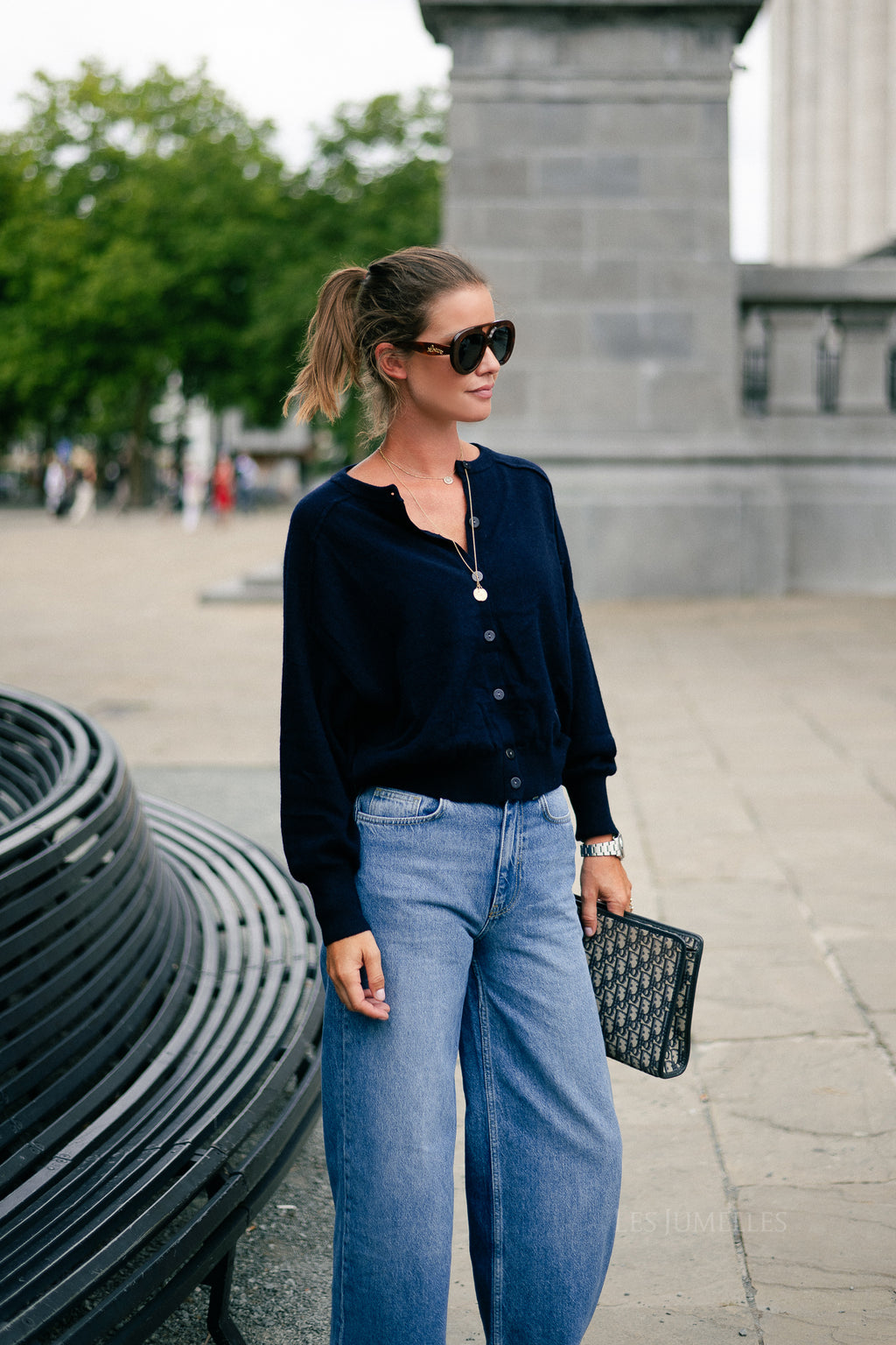 Giulia cardigan navy