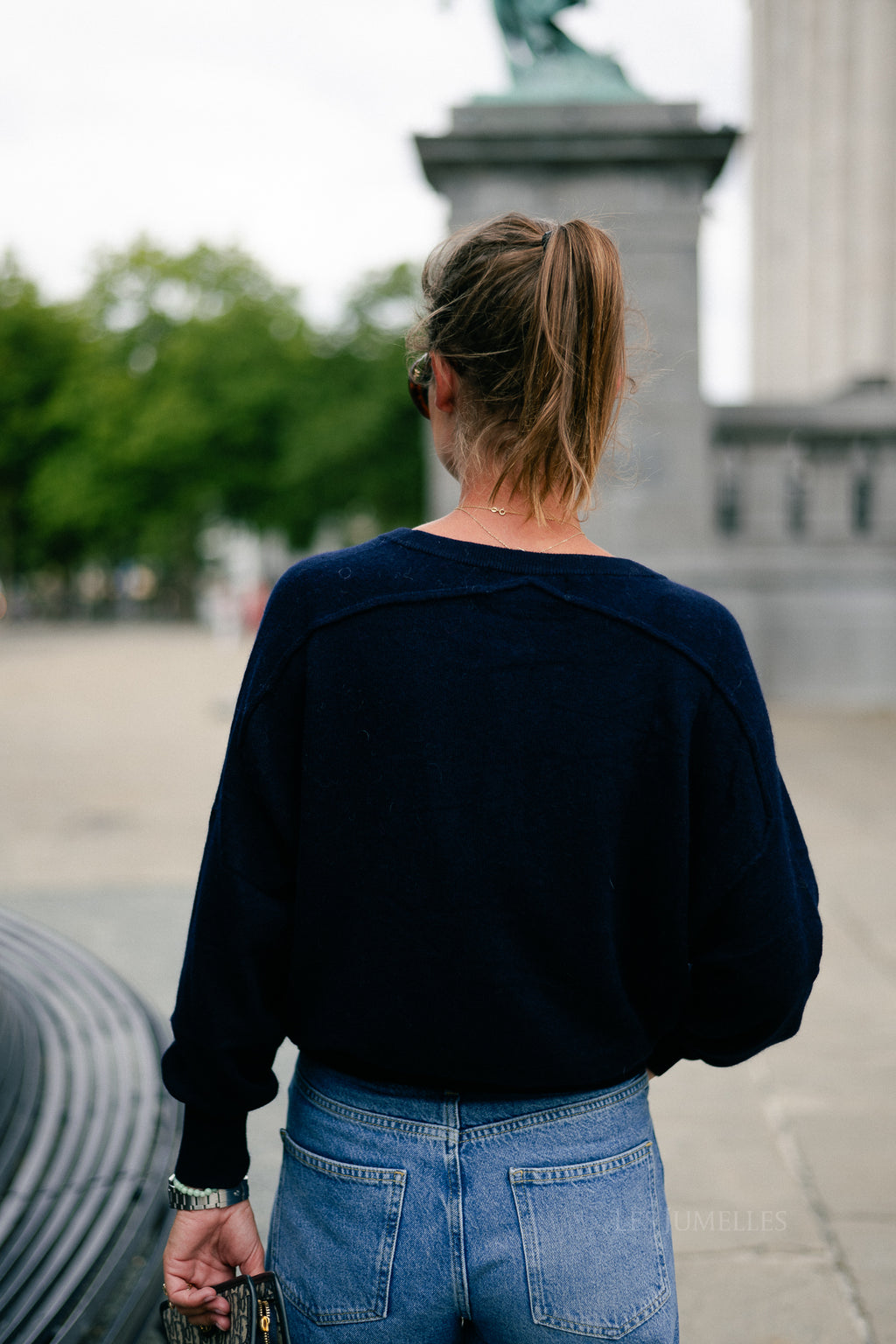 Giulia cardigan navy
