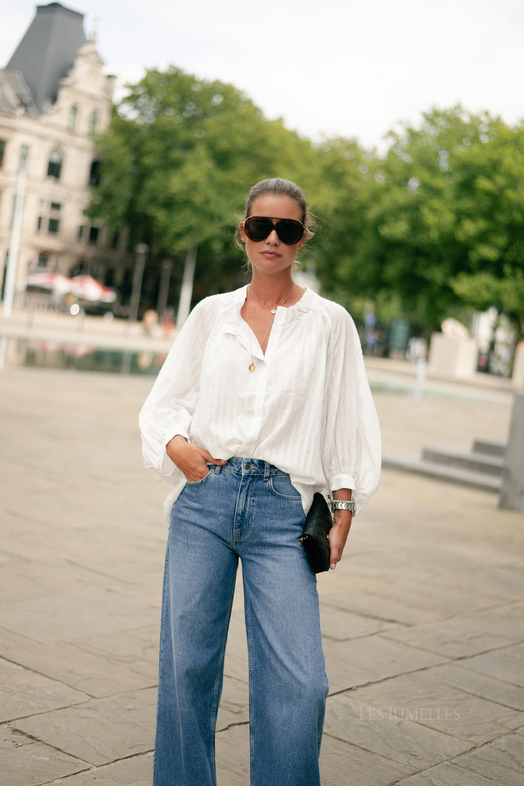 Poppy blouse white