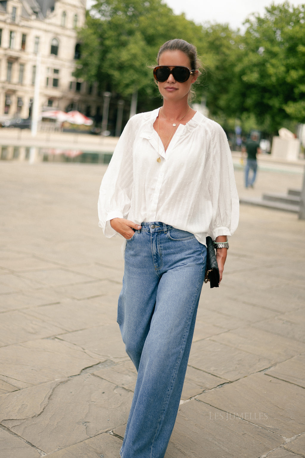 Poppy blouse white