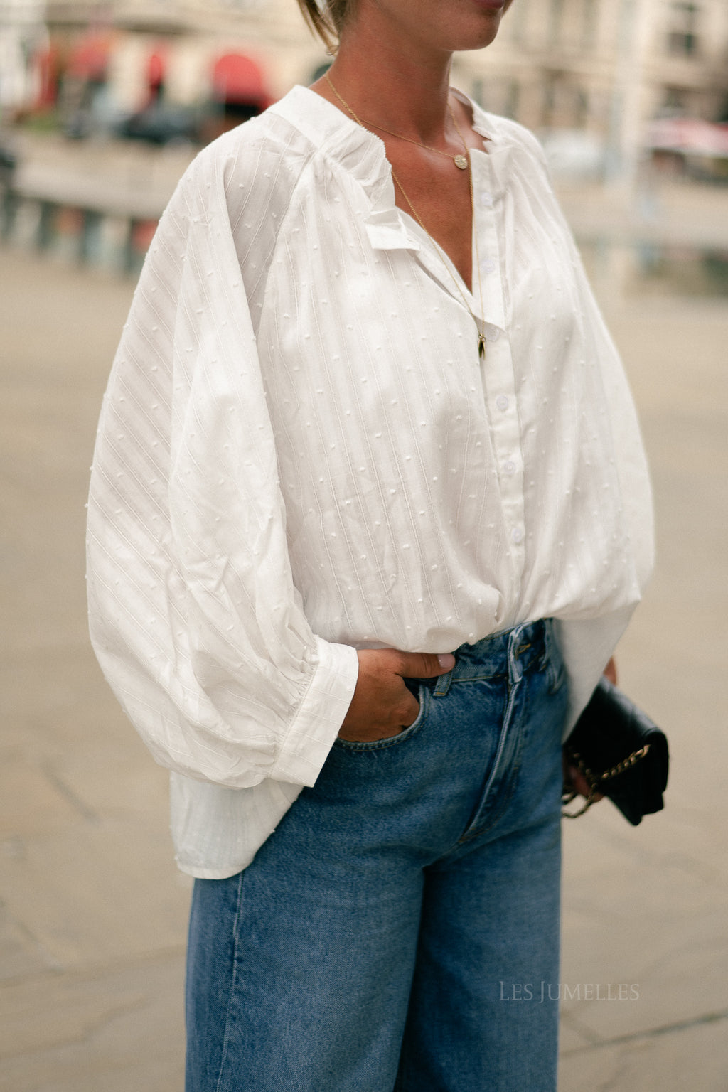 Poppy blouse white