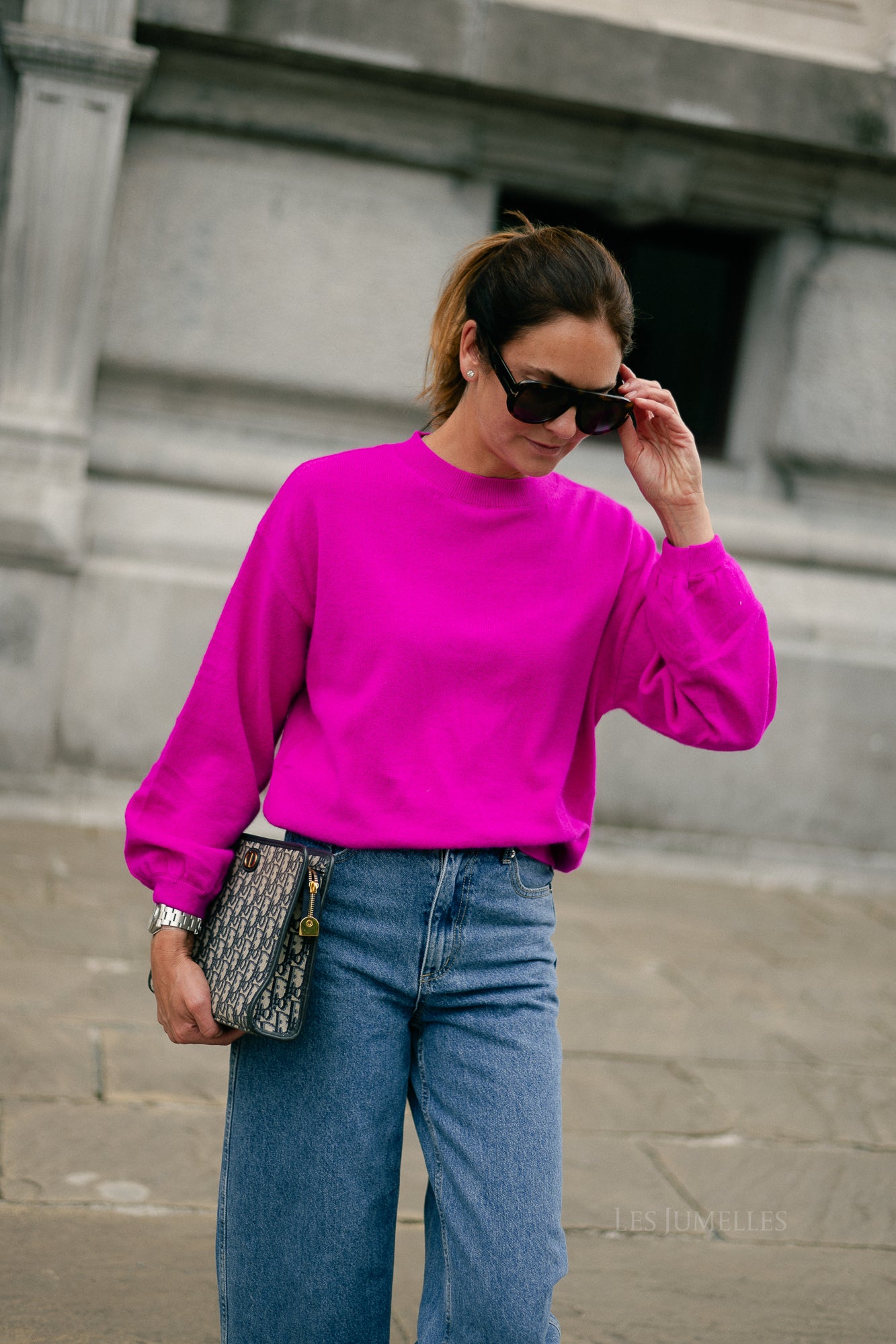 Loua jumper fuchsia