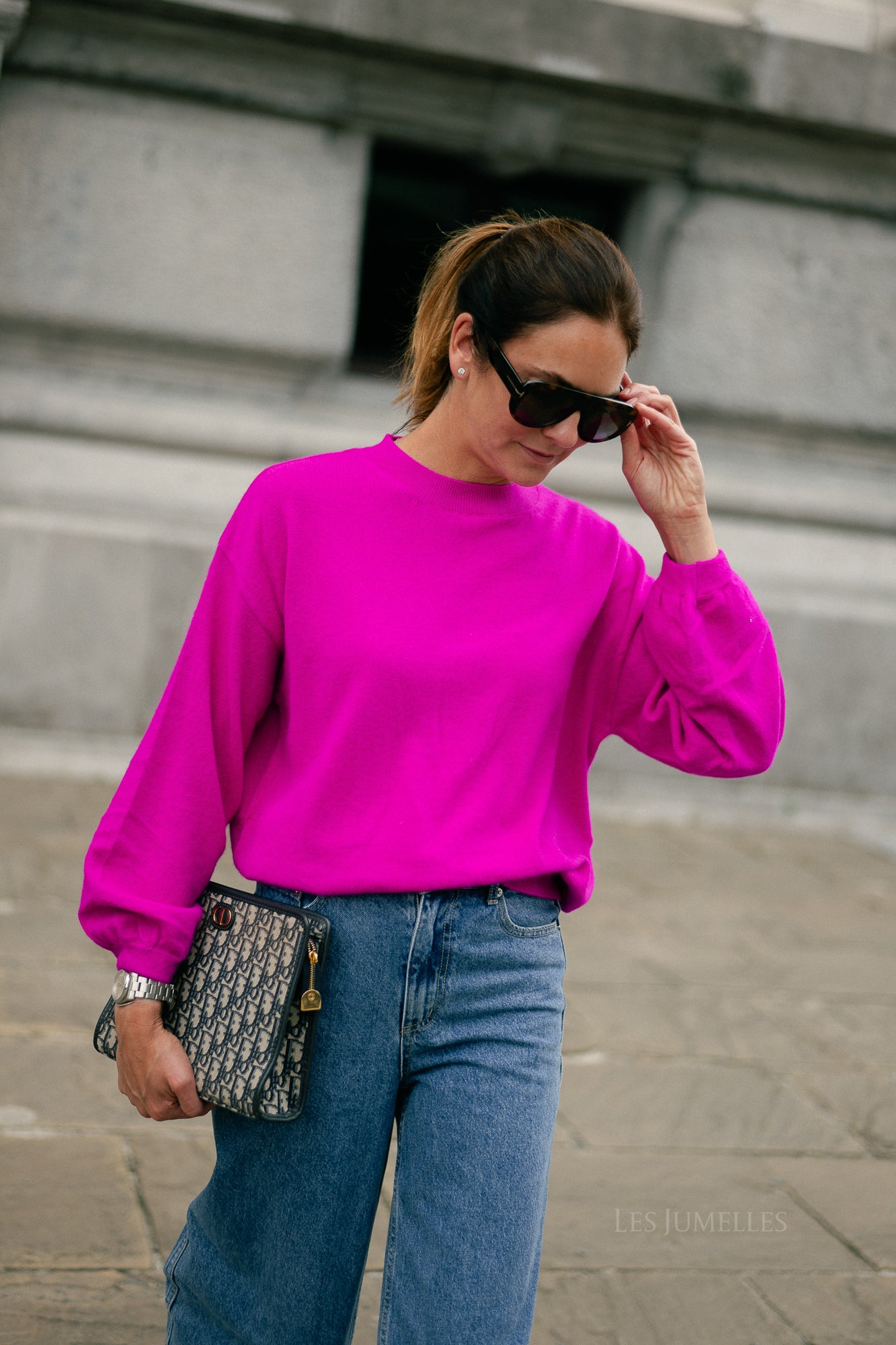 Loua jumper fuchsia