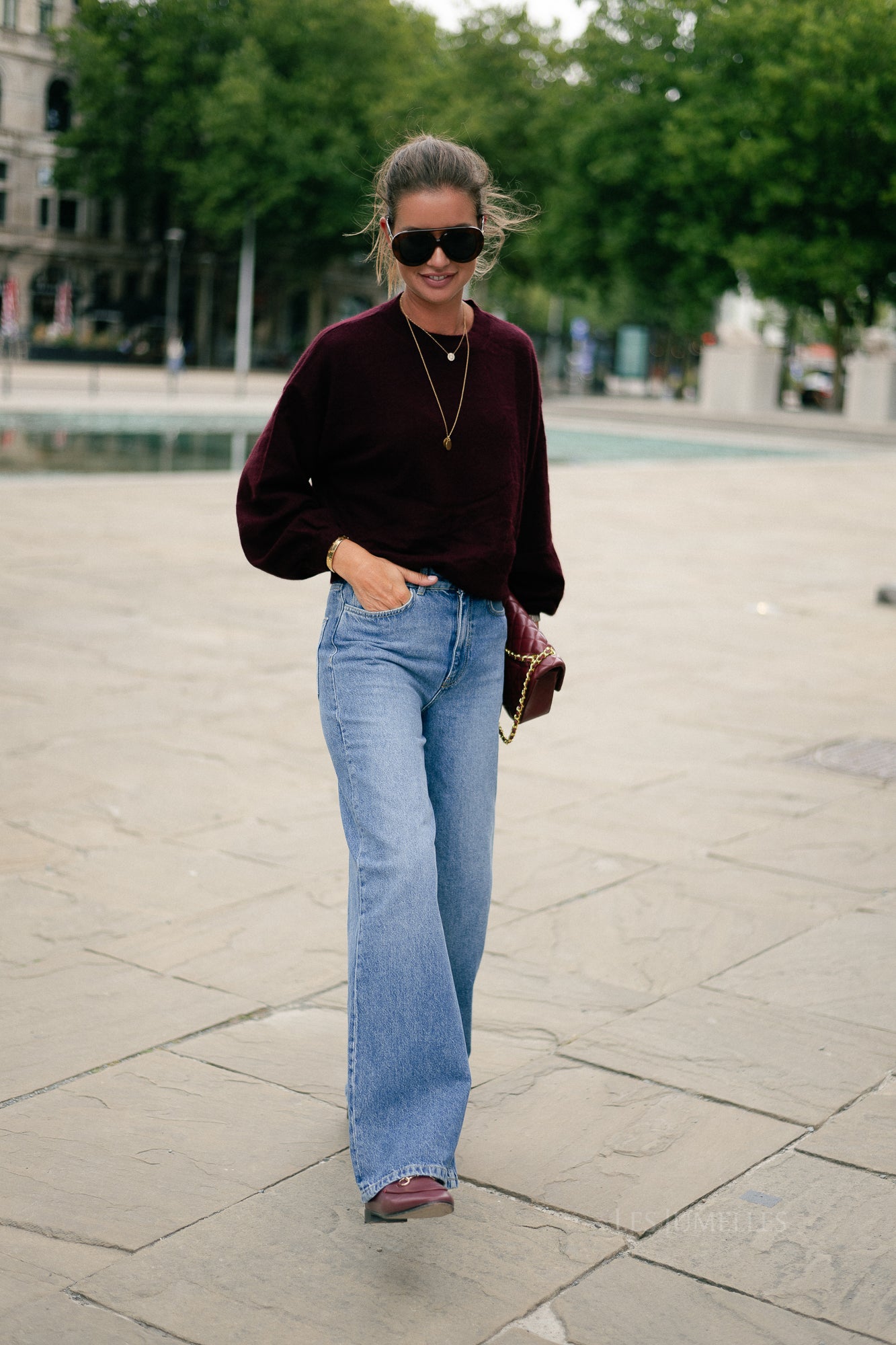 Loua jumper burgundy