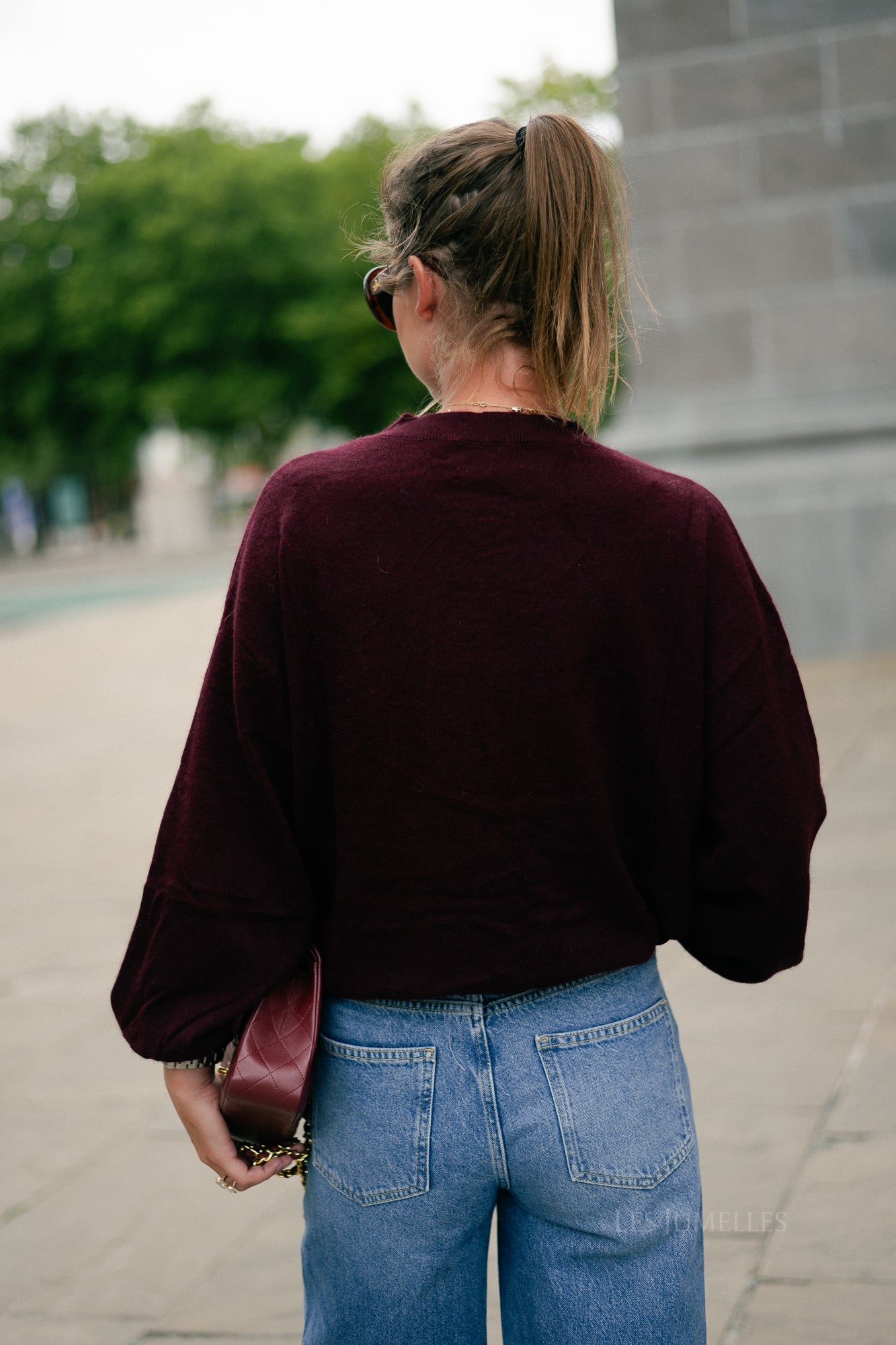 Loua jumper burgundy