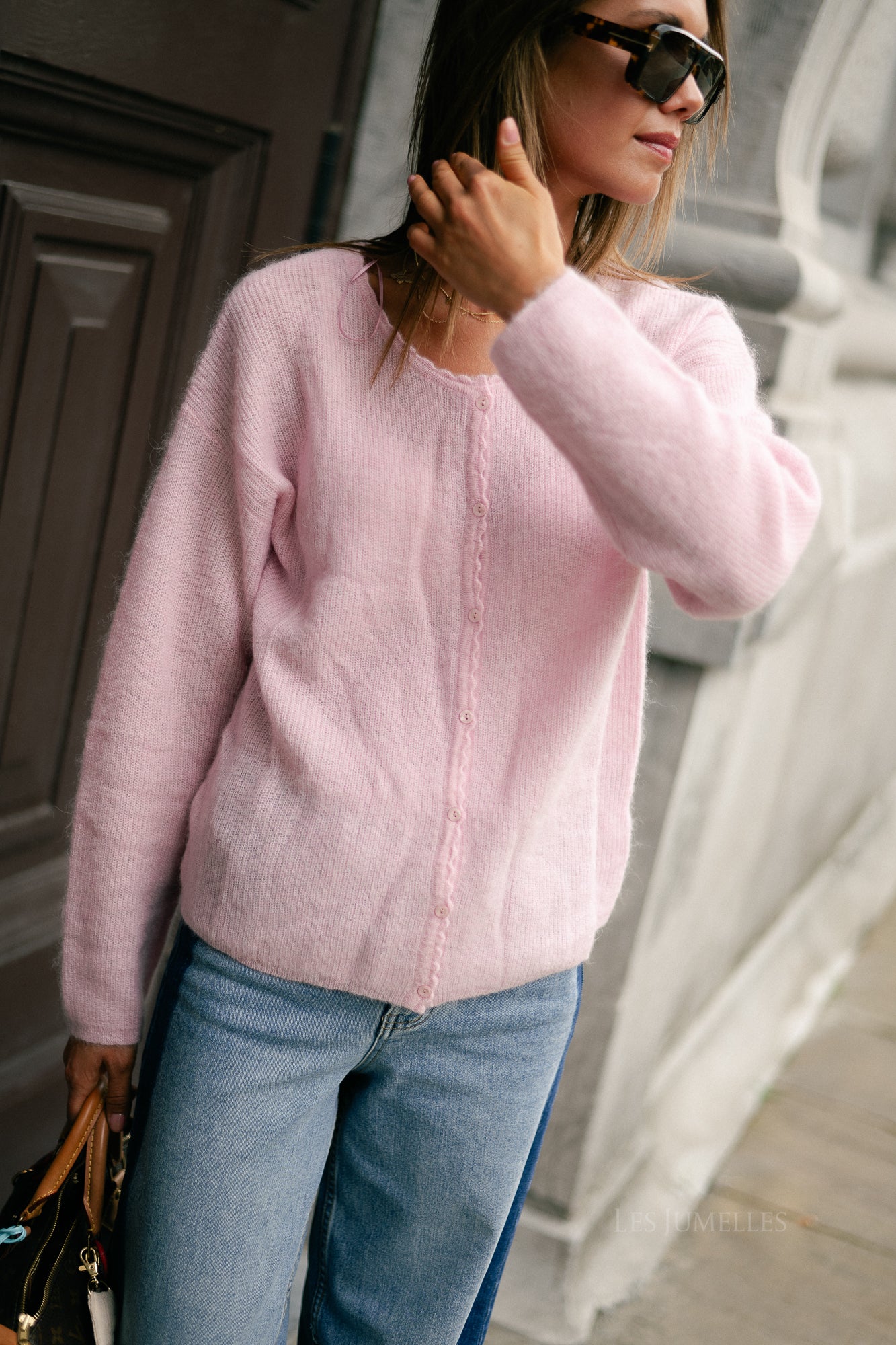 Juline cardigan candy rose