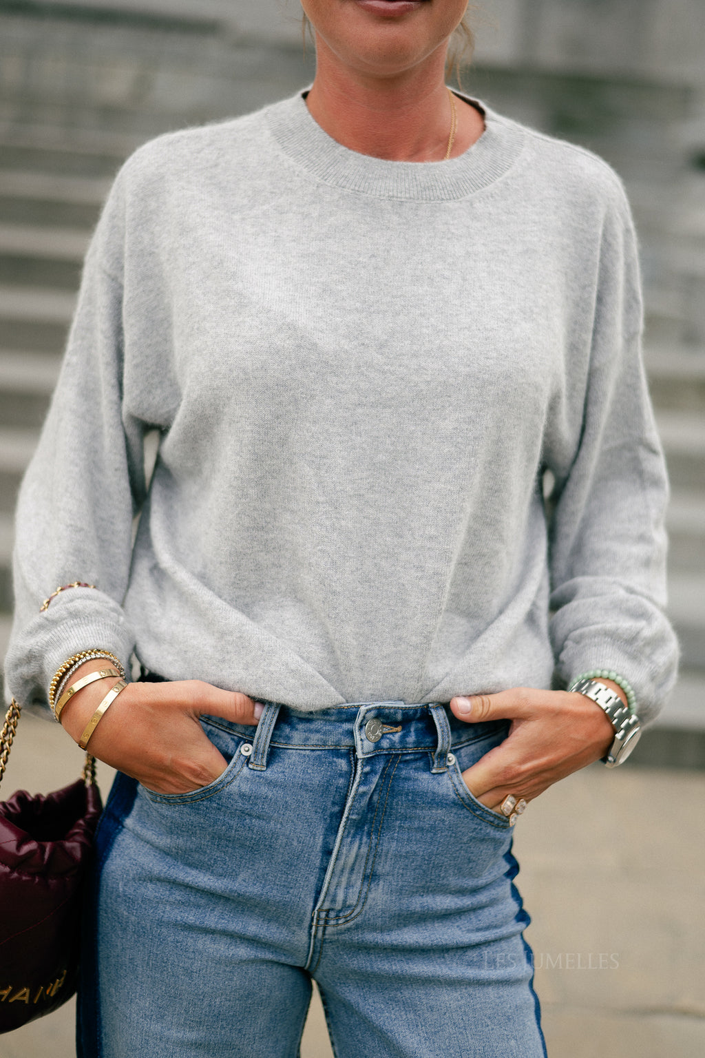 Loua jumper light grey