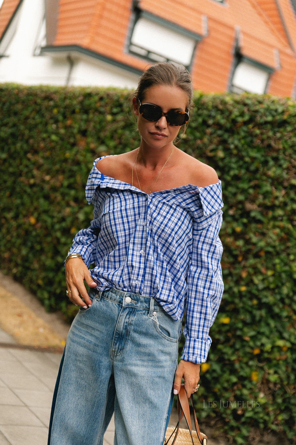 Sydney checked shirt blue