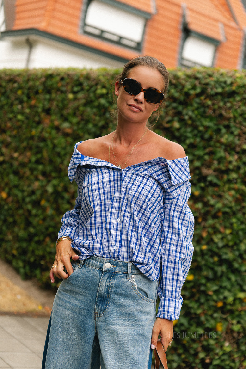Sydney checked shirt blue