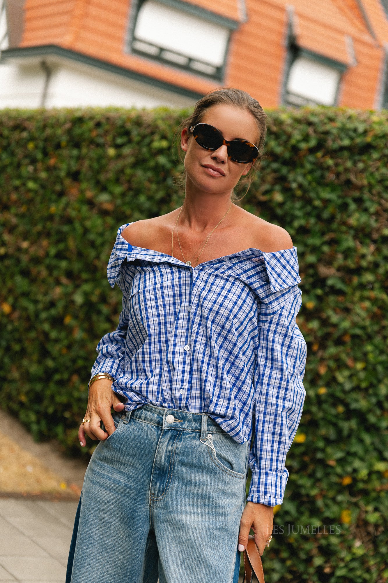 Sydney checked shirt blue