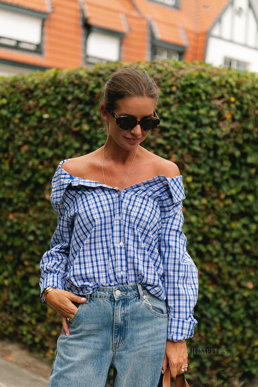 Sydney checked shirt blue