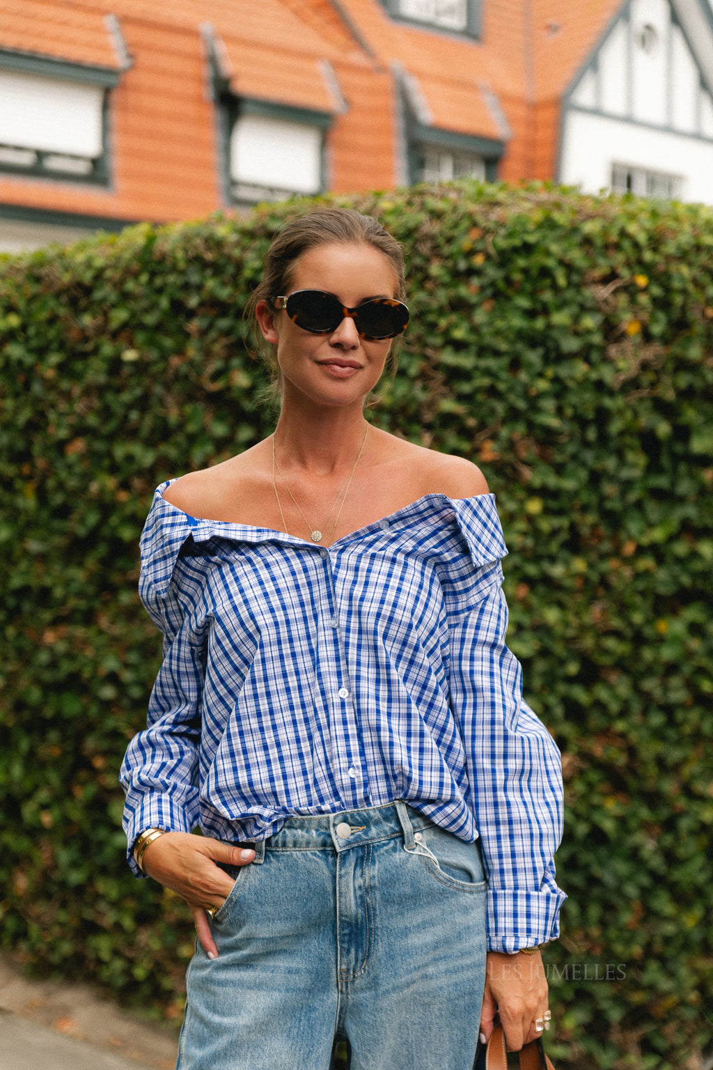 Sydney checked shirt blue