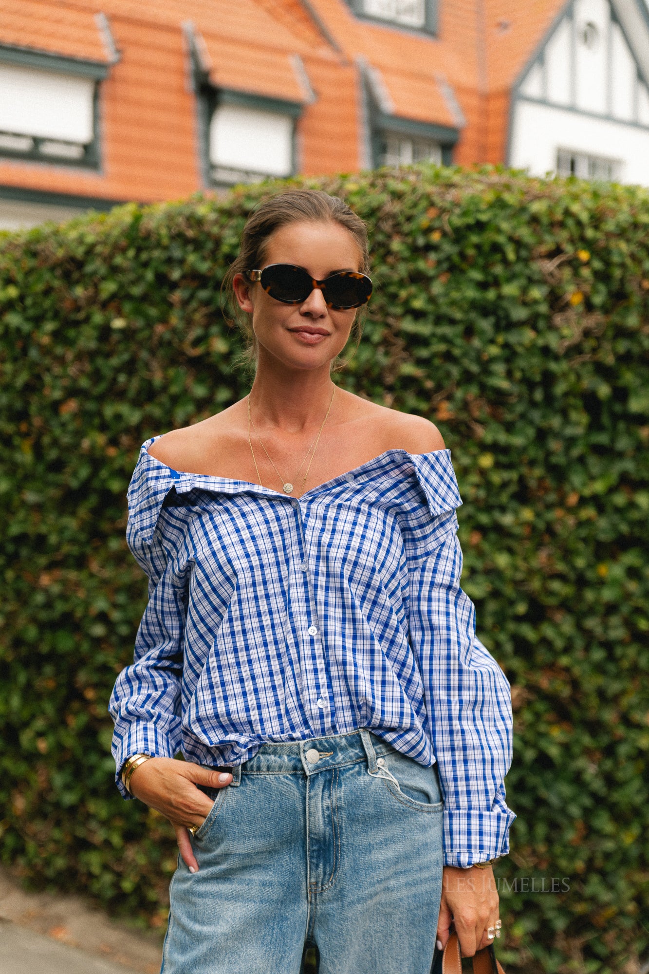 Sydney checked shirt blue