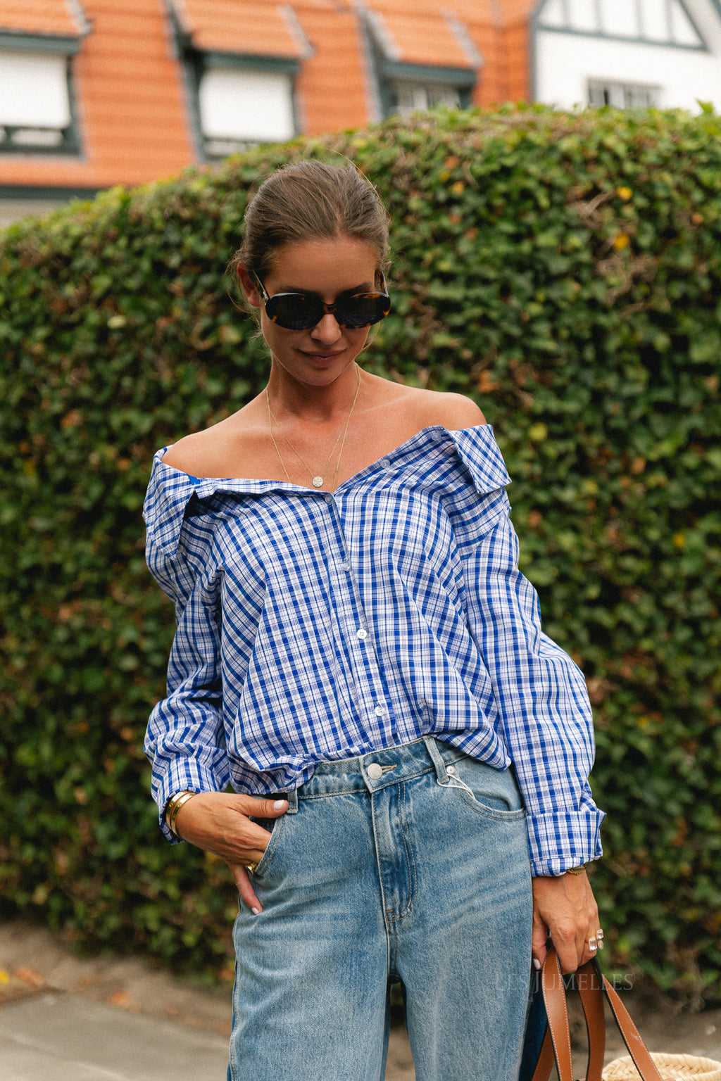 Sydney checked shirt blue