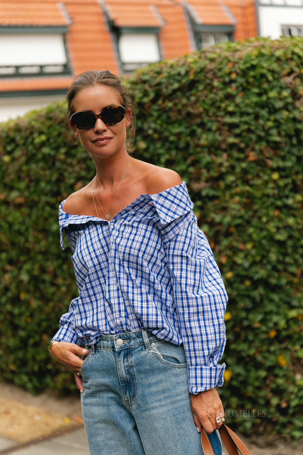 Sydney checked shirt blue