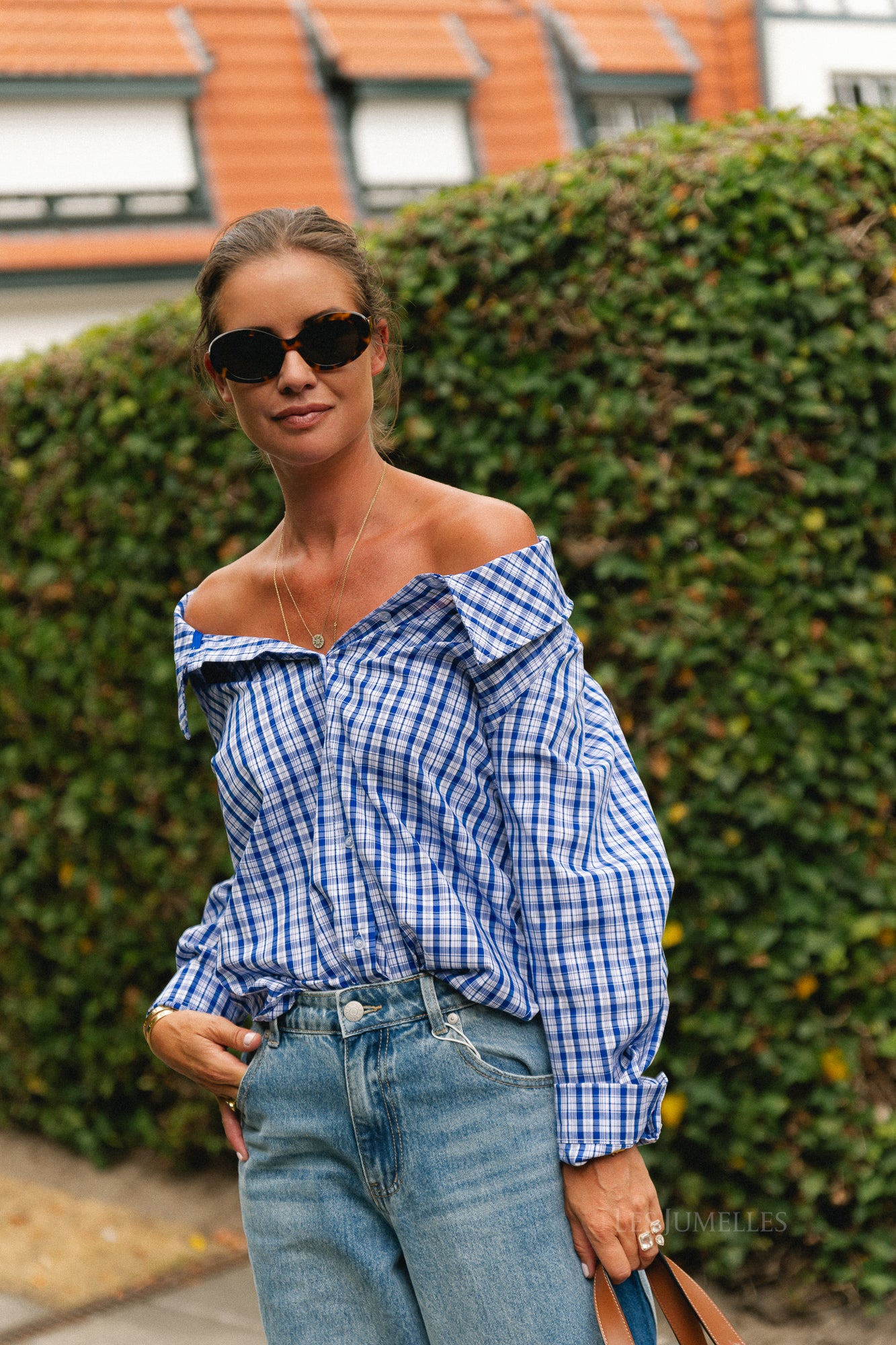 Sydney checked shirt blue