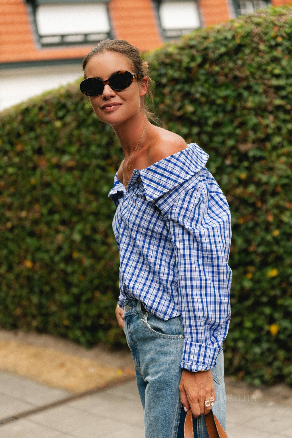 Sydney checked shirt blue
