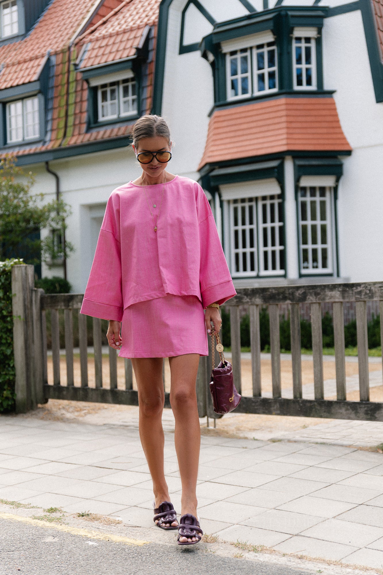 Yara mini skirt pink